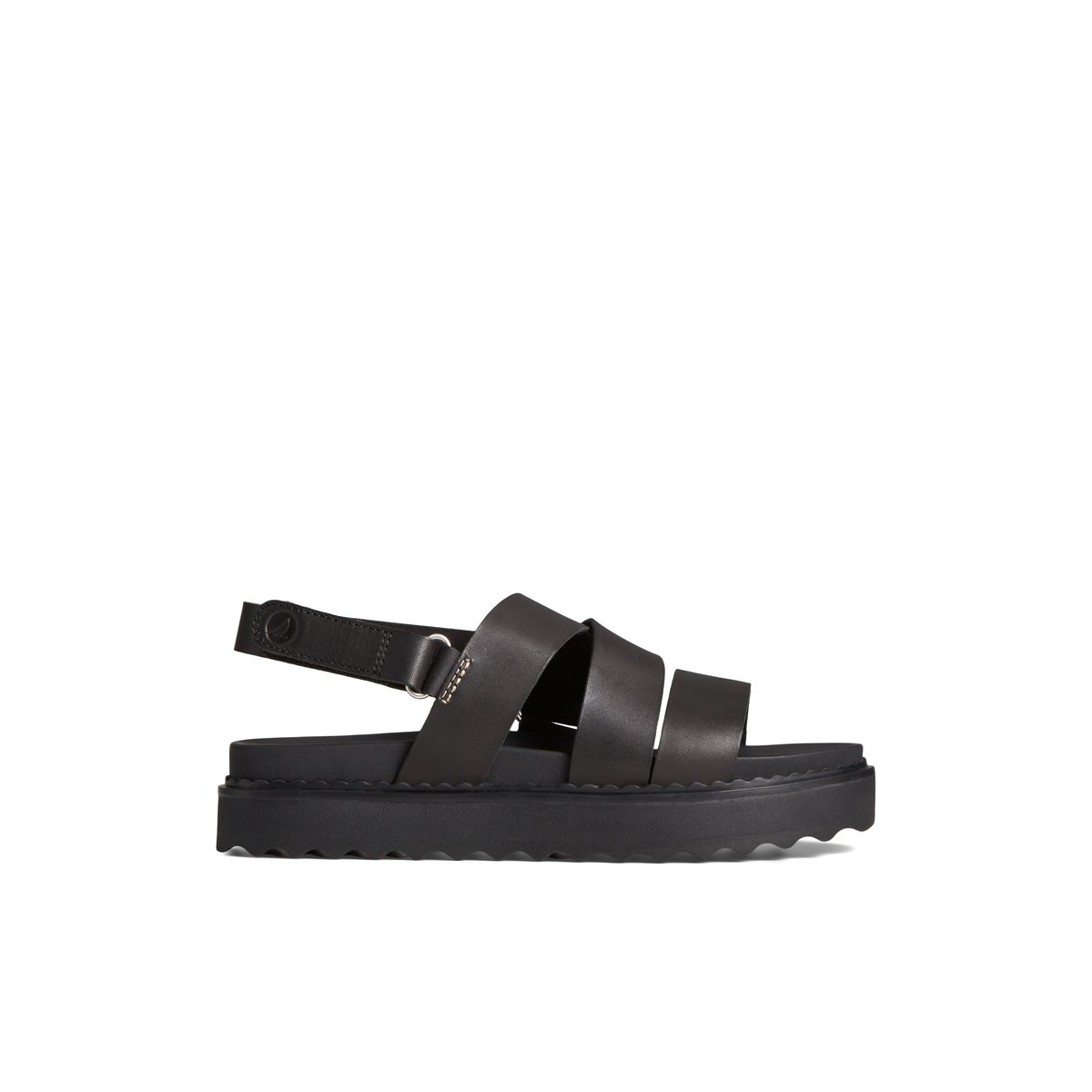 Sperry Cami Flatform Sandal Black | NKHTJE-467