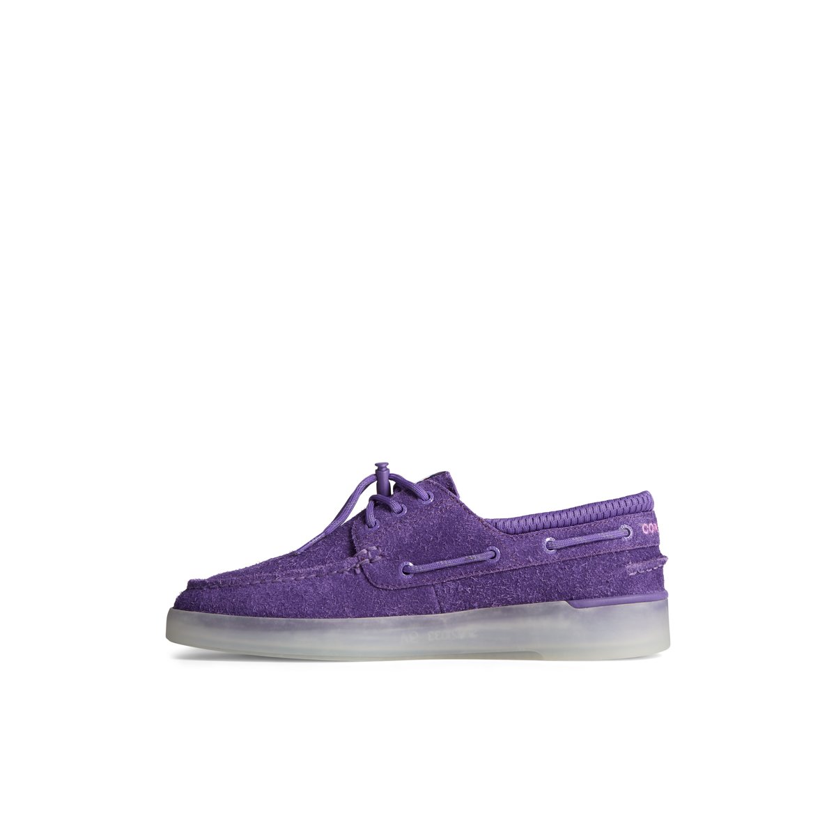 Sperry Concepts Authentic Original 3-Eye Cup Boat Shoe Purple | BJXWZD-193