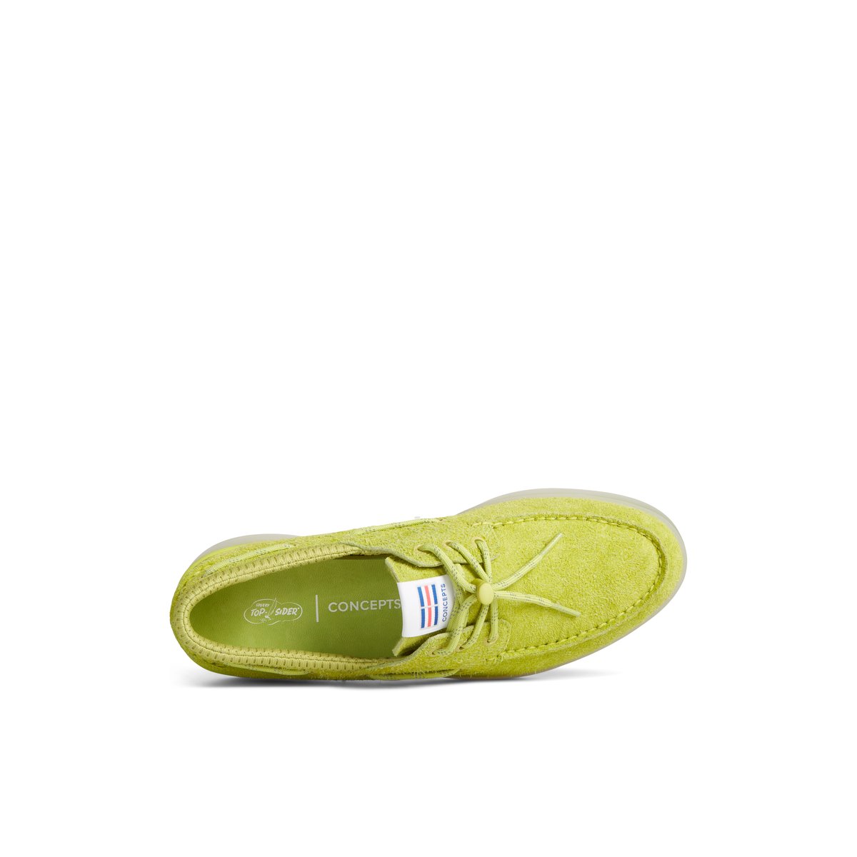 Sperry Concepts Authentic Original 3-Eye Cup Boat Shoe Green | QZPWEU-387