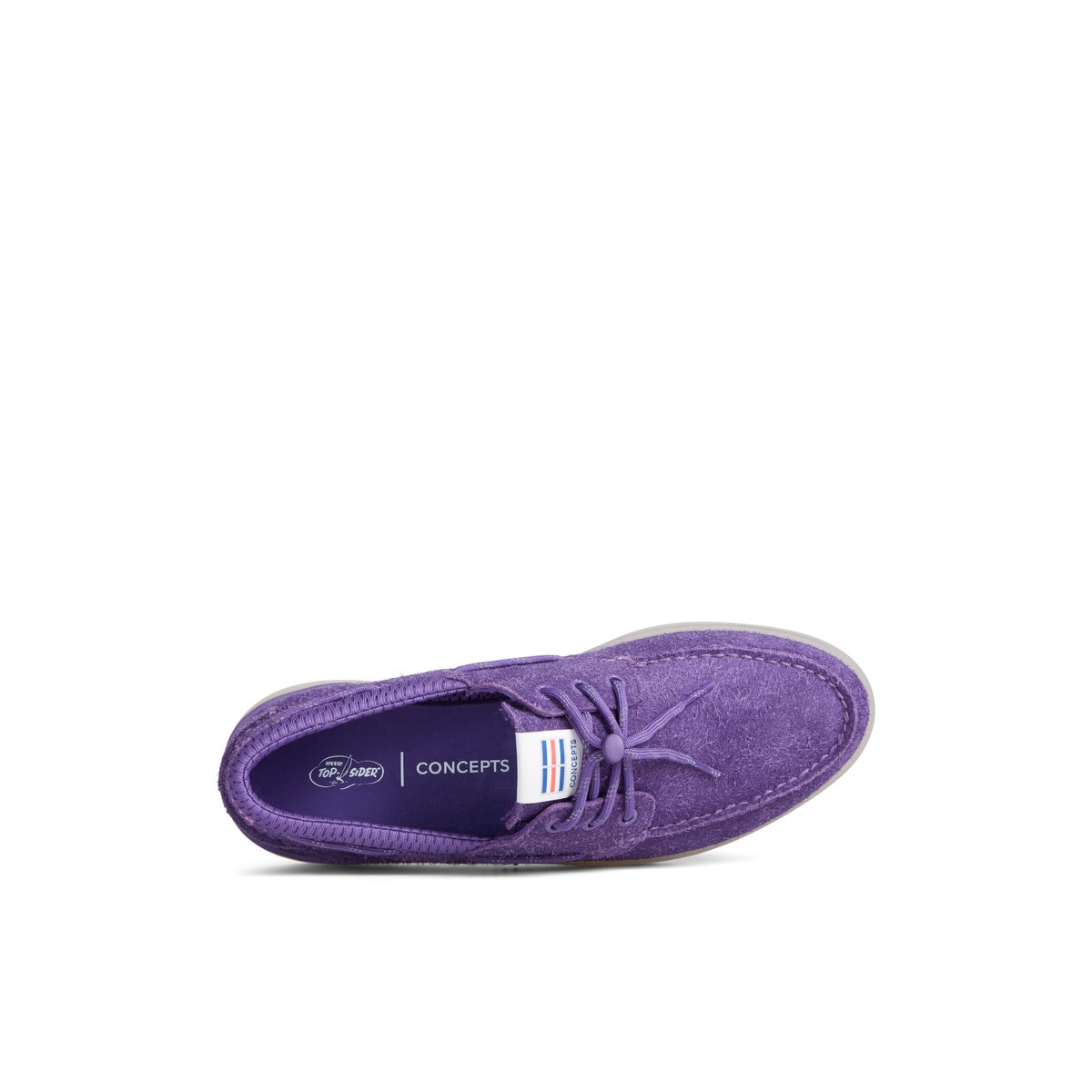 Sperry Concepts Authentic Original 3-Eye Cup Boat Shoe Purple | UPJEBG-526