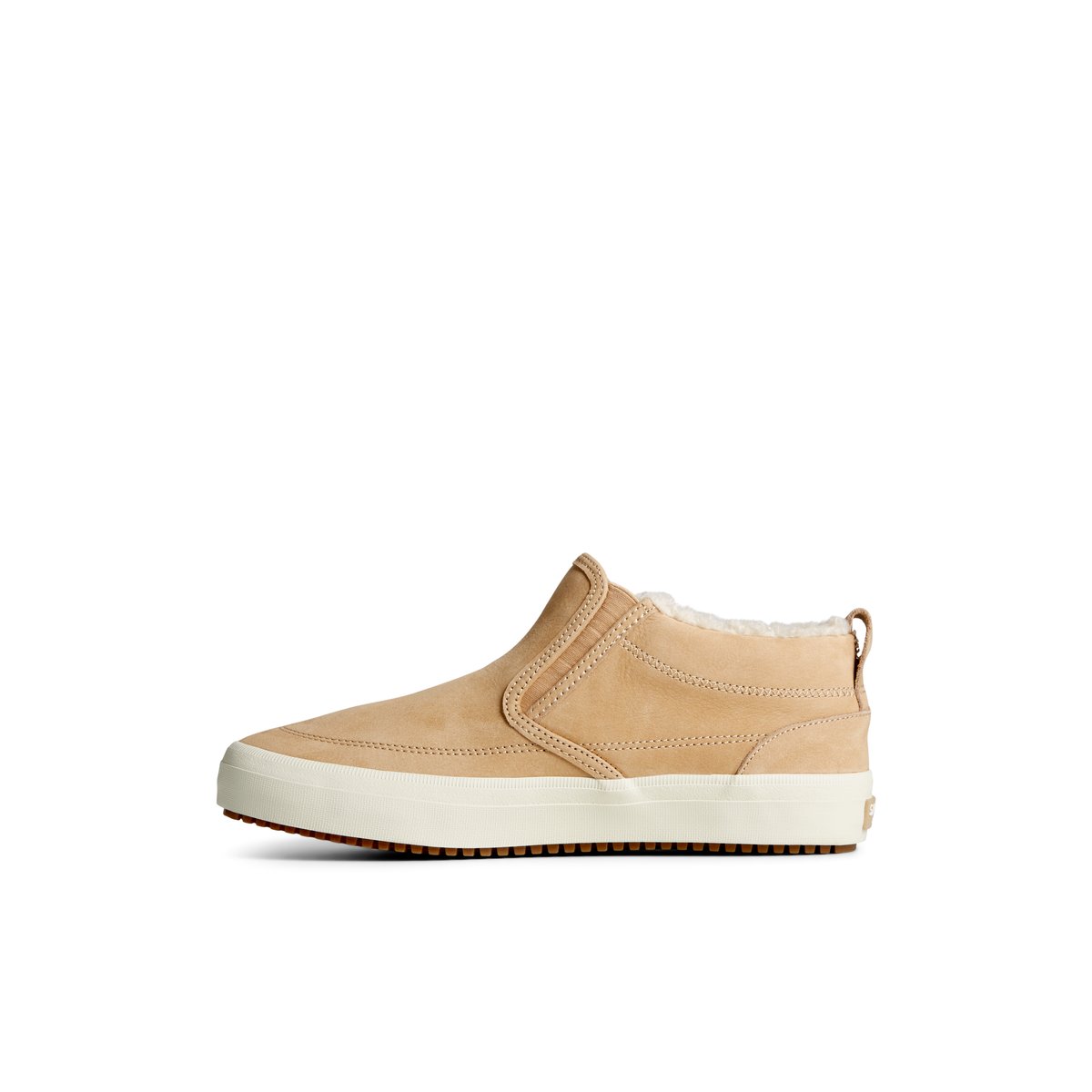 Sperry Crest Side Zip Cozy Sneaker Khaki | CJZXKE-915