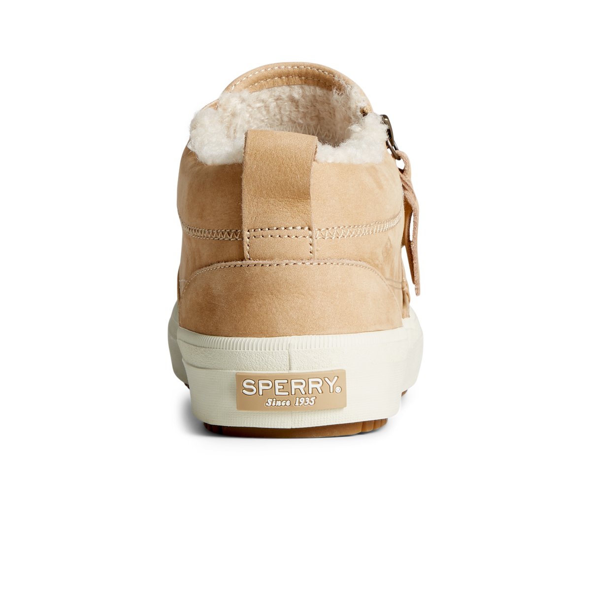 Sperry Crest Side Zip Cozy Sneaker Khaki | CJZXKE-915