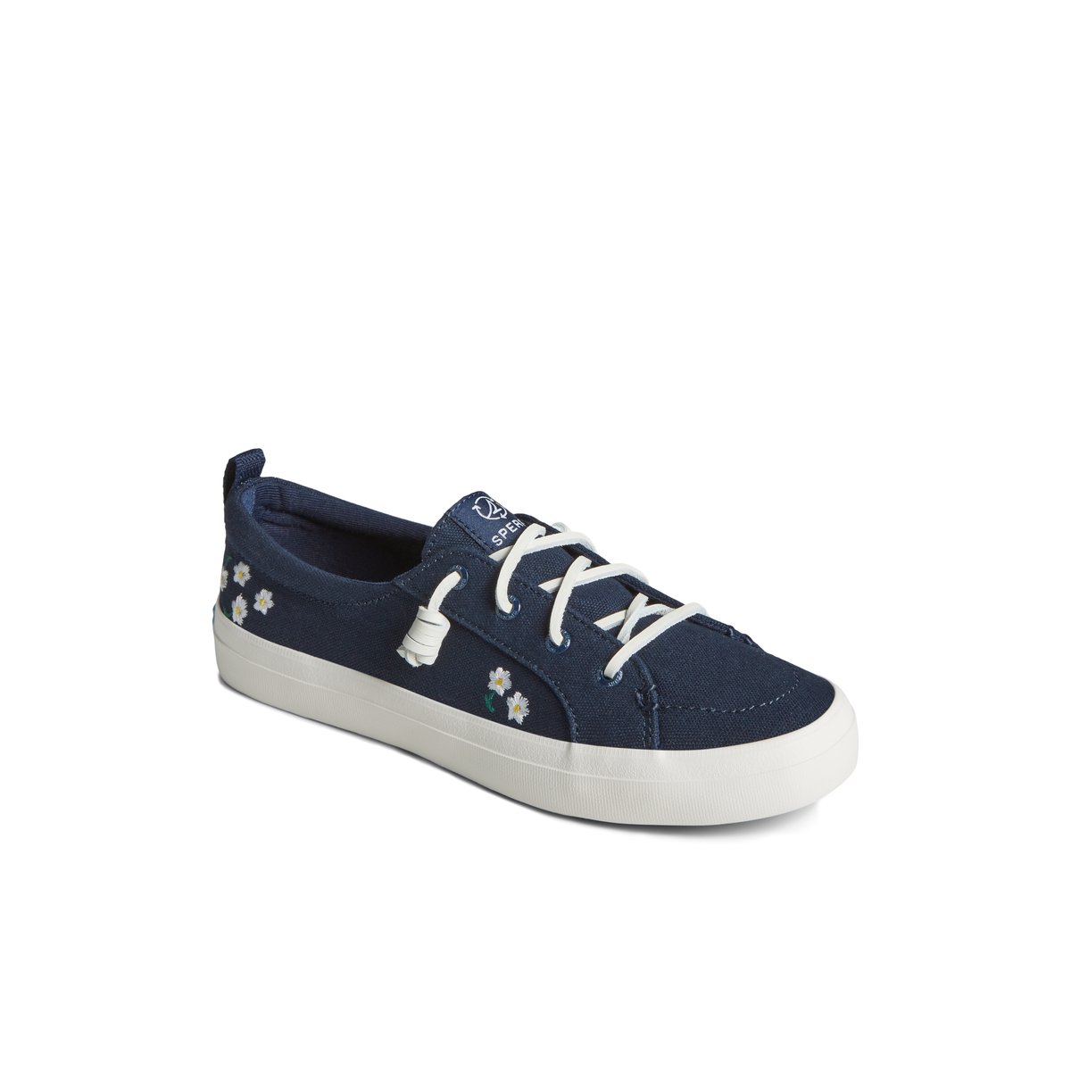 Sperry Crest Vibe Floral Sneaker Navy | ESKYHN-293