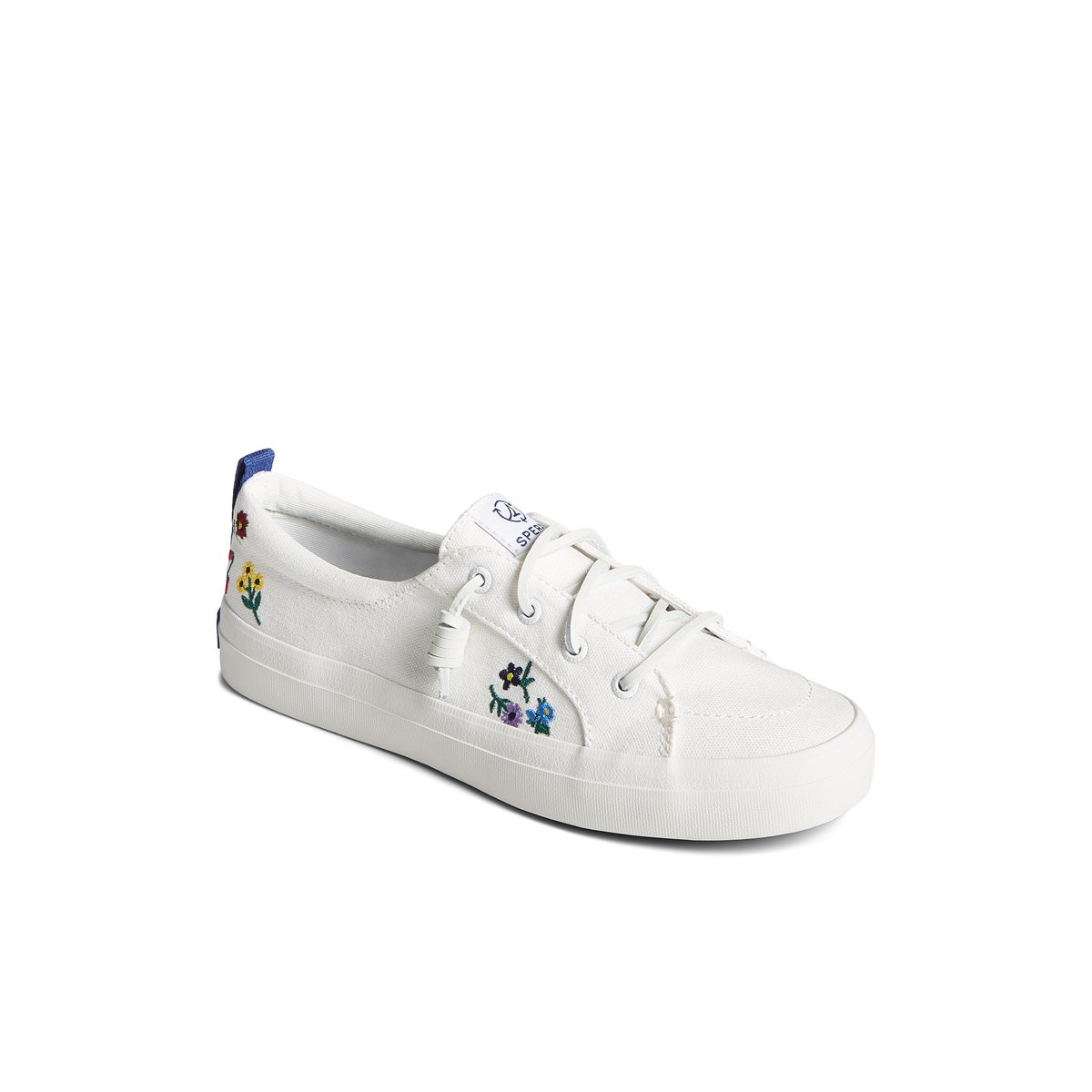 Sperry Crest Vibe Floral Sneaker White | ECGTID-850