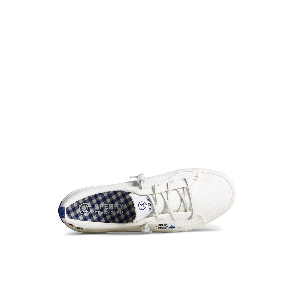 Sperry Crest Vibe Floral Sneaker White | ECGTID-850