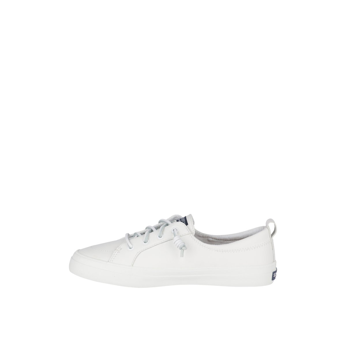 Sperry Crest Vibe Leather Sneaker White | PFZRSO-912