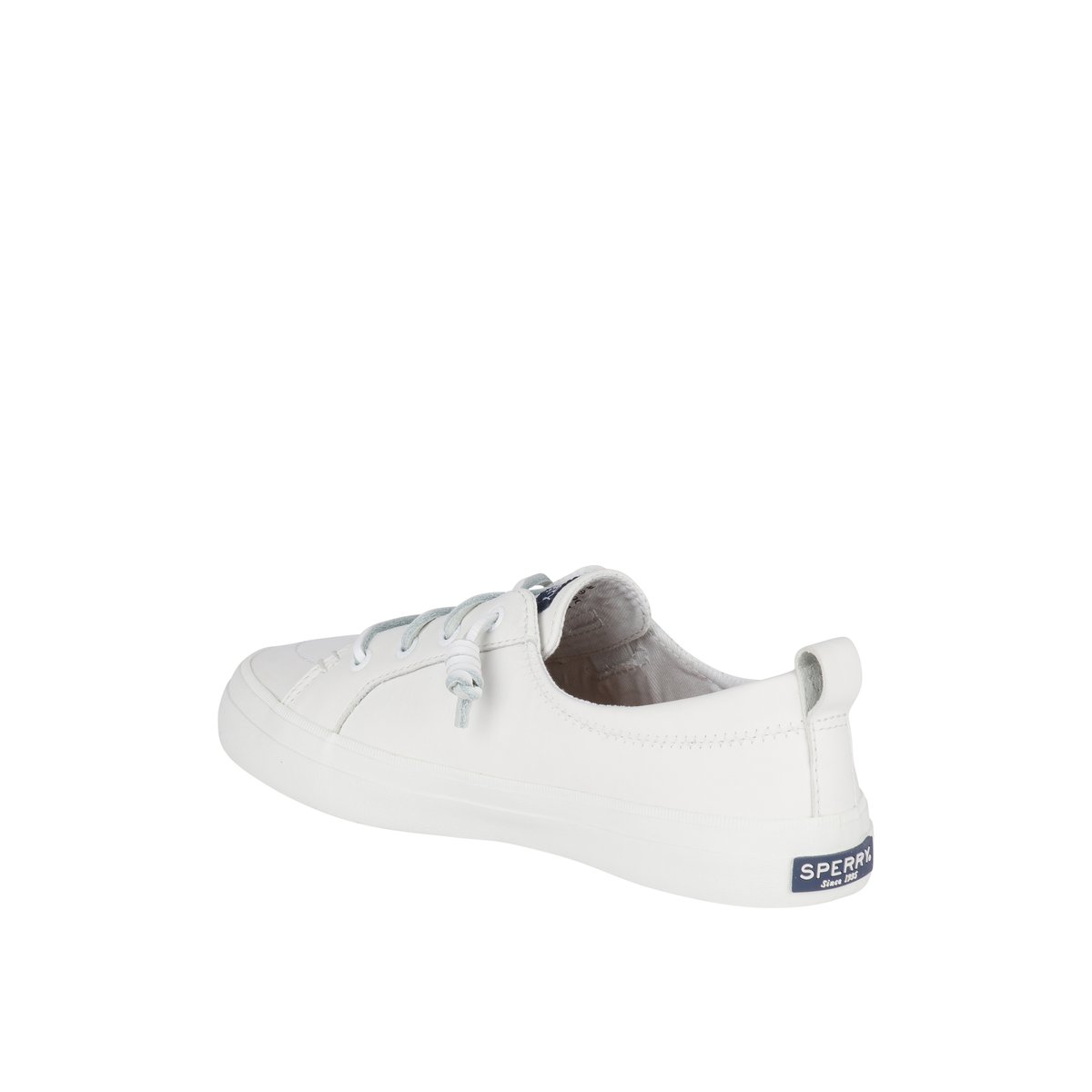 Sperry Crest Vibe Leather Sneaker White | PFZRSO-912