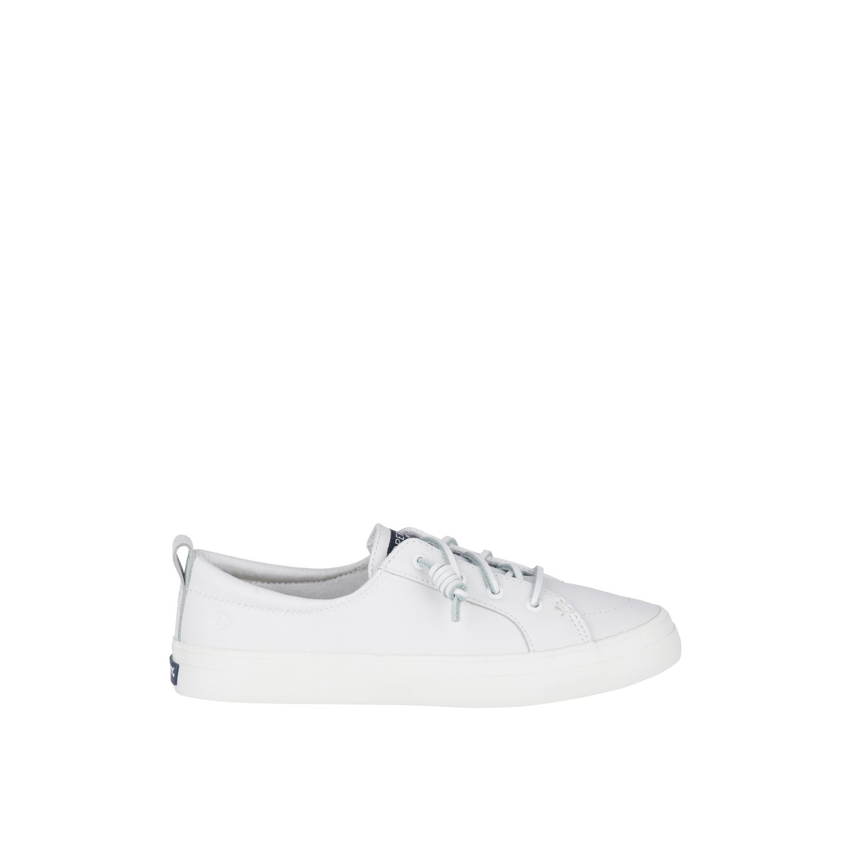 Sperry Crest Vibe Leather Sneaker White | PFZRSO-912