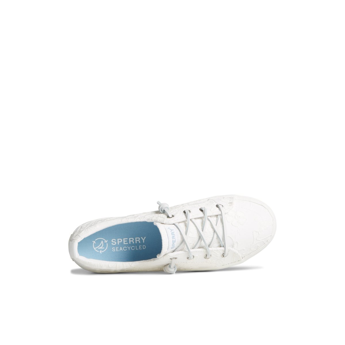 Sperry Crest Vibe Platform Lace Platform Sneaker White | WKCNBP-154