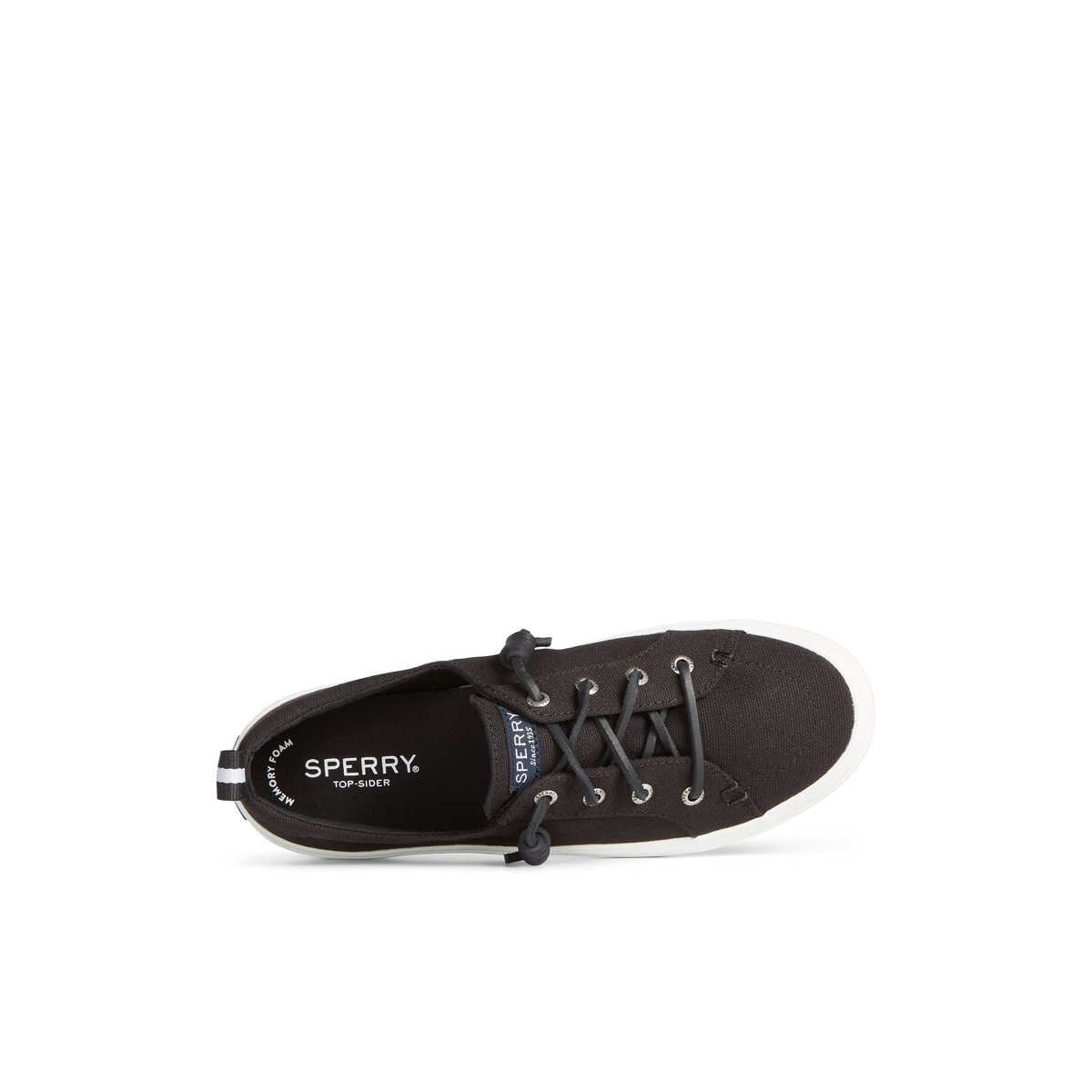 Sperry Crest Vibe Sneaker Black | KNFQBD-693