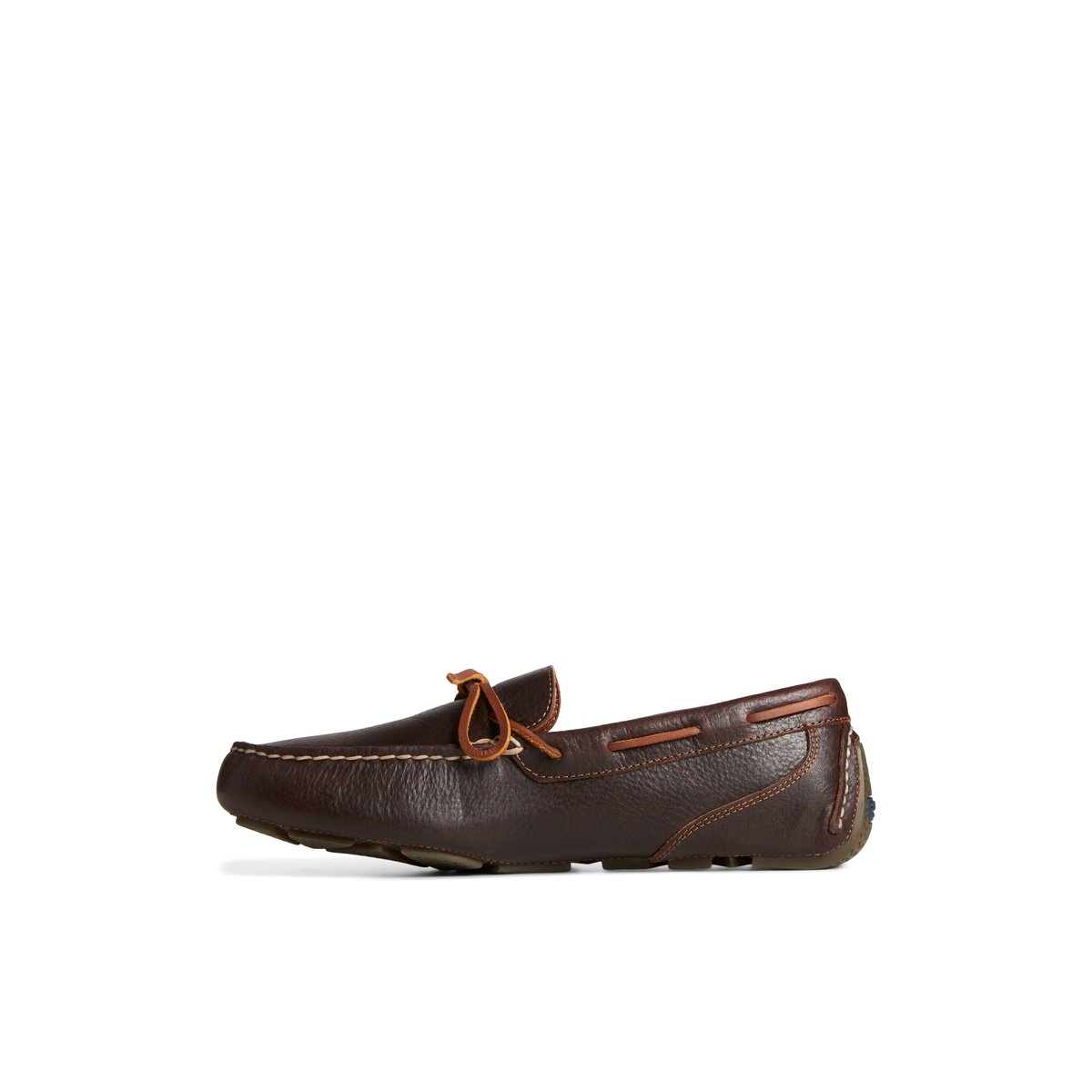 Sperry Davenport Pull Up Leather 1-Eye Driver Brown | SROGIJ-973