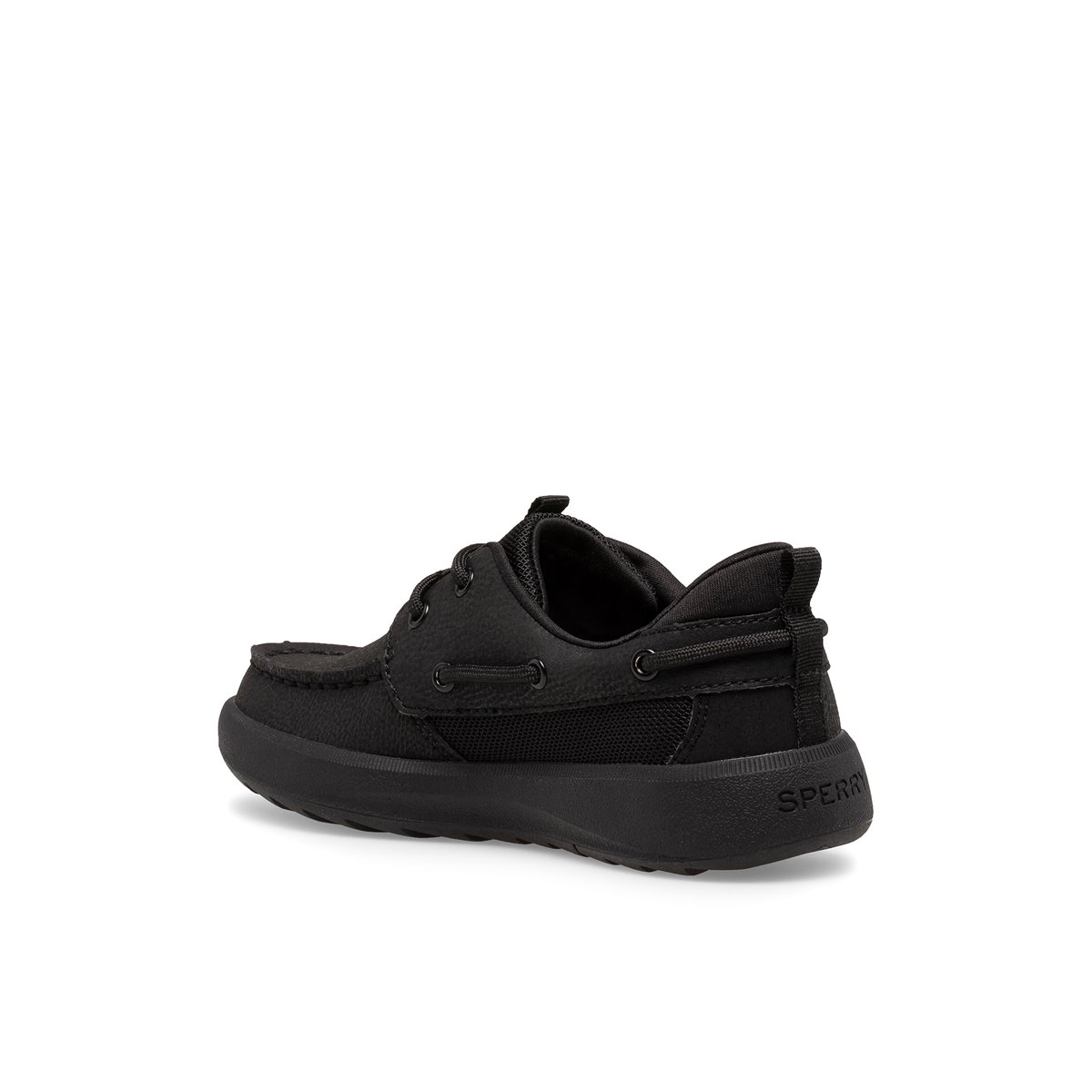 Sperry Fairwater PLUSHWAVE Boat Shoe Black | JNMWZB-835