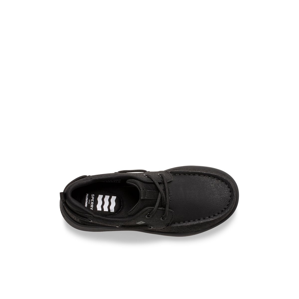 Sperry Fairwater PLUSHWAVE Boat Shoe Black | JNMWZB-835