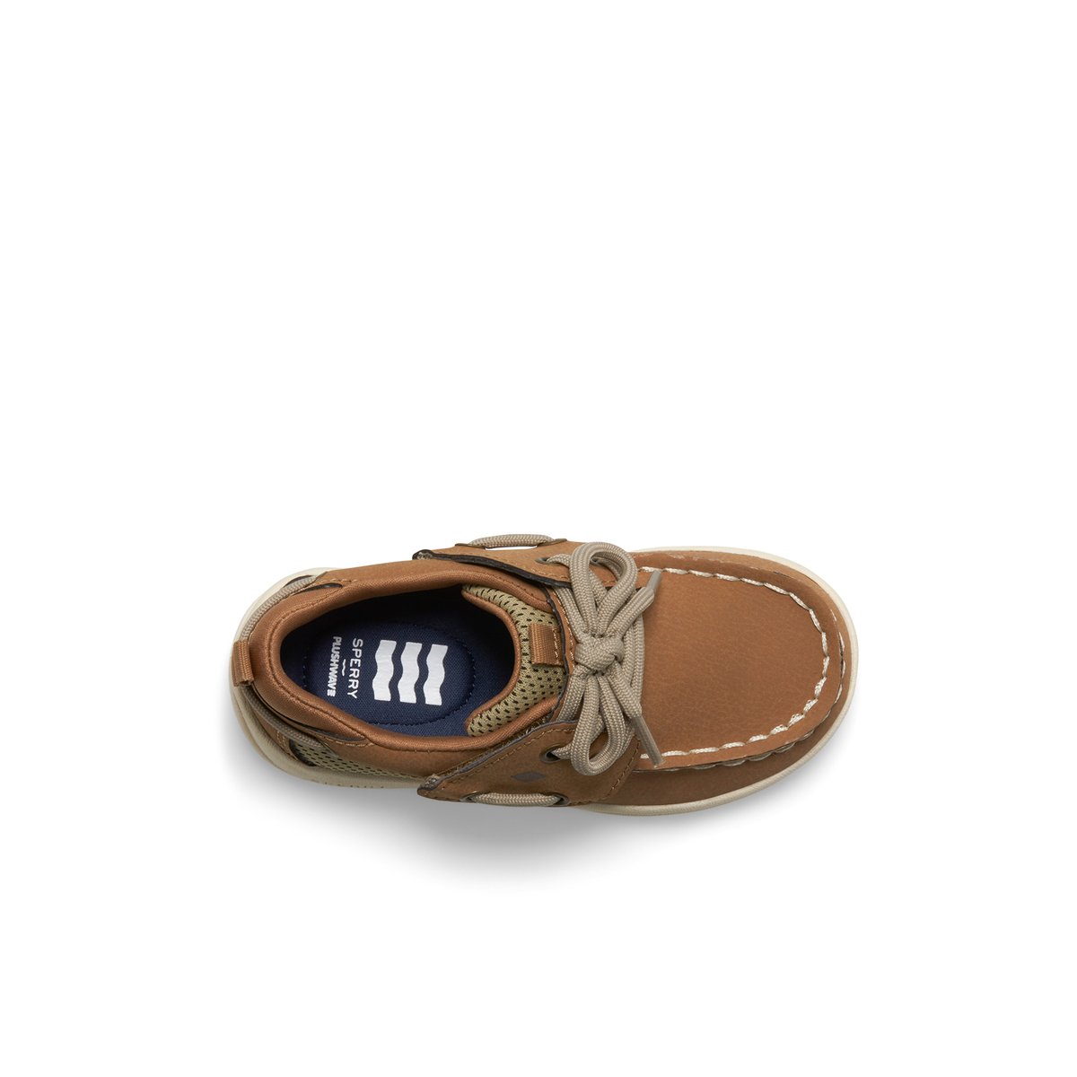 Sperry Fairwater PLUSHWAVE Jr Boat Shoe Beige | XAOWDZ-086