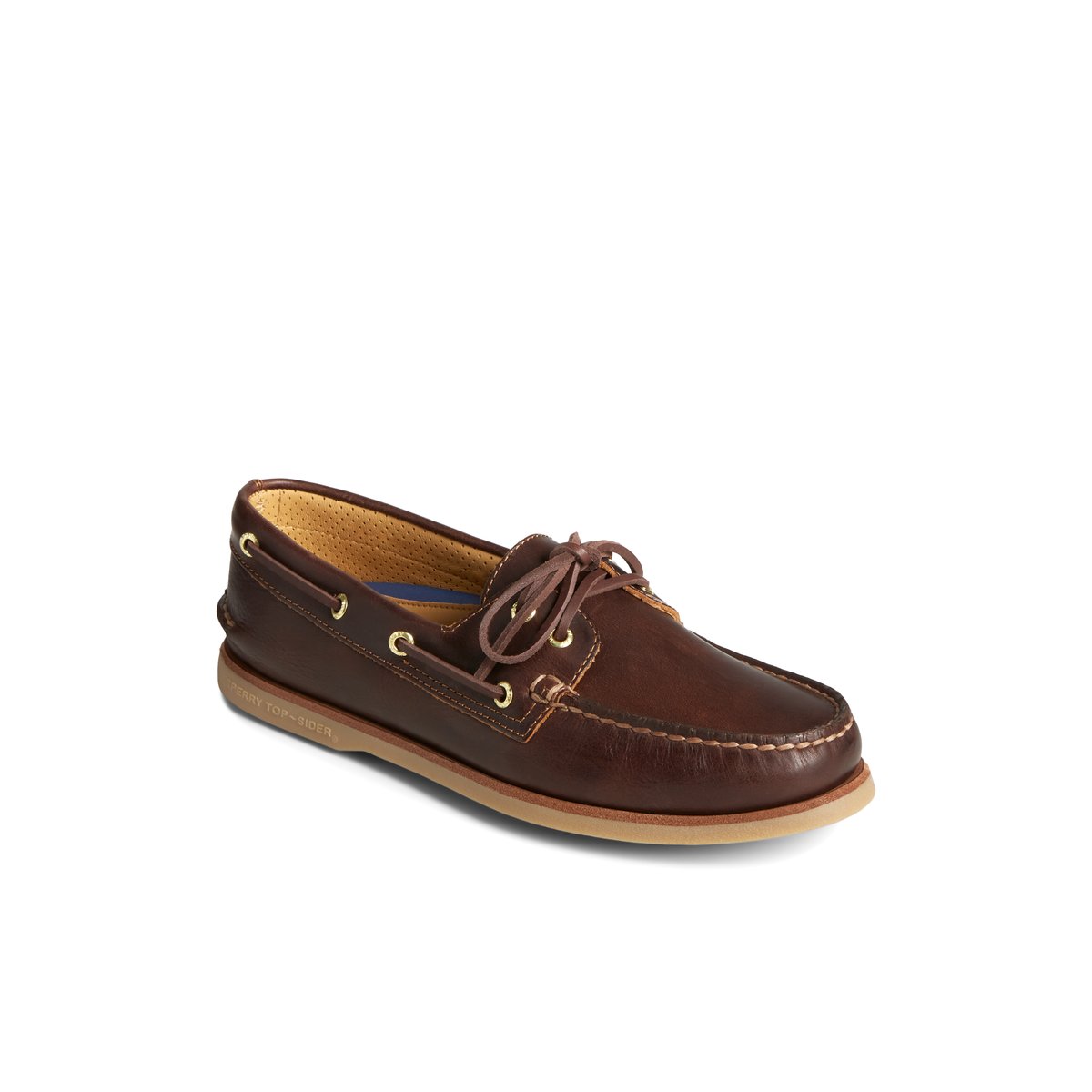 Sperry Gold Cup Authentic Original Orleans Leather Boat Shoe Brown | HYJBGA-270