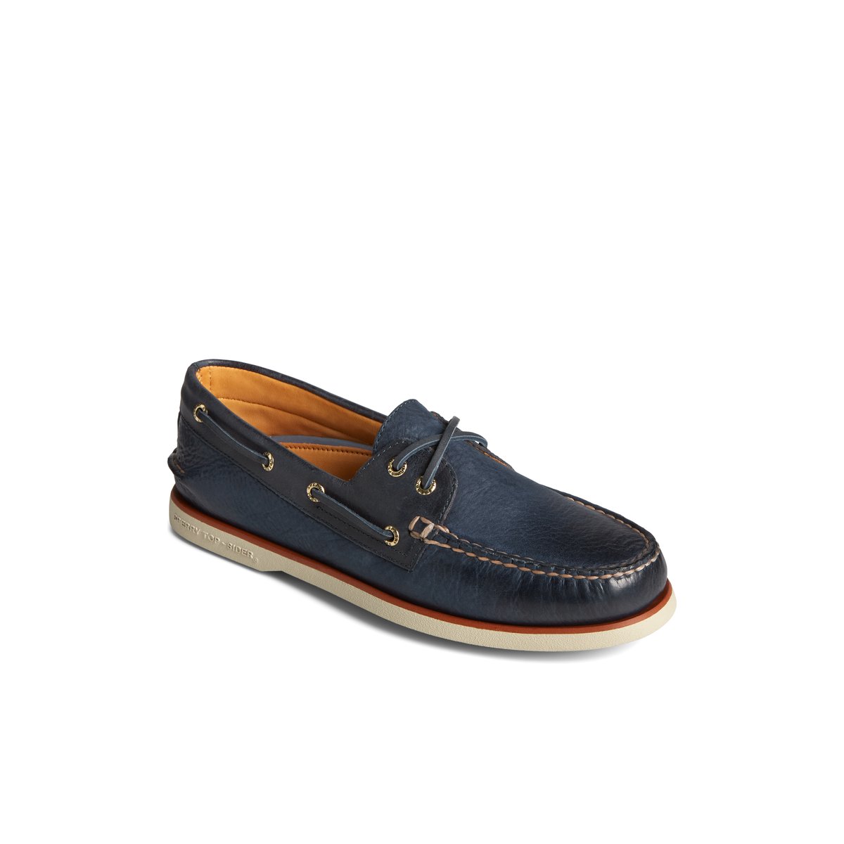 Sperry Gold Cup Authentic Original Rivingston Boat Shoe Navy | YJCNMG-415