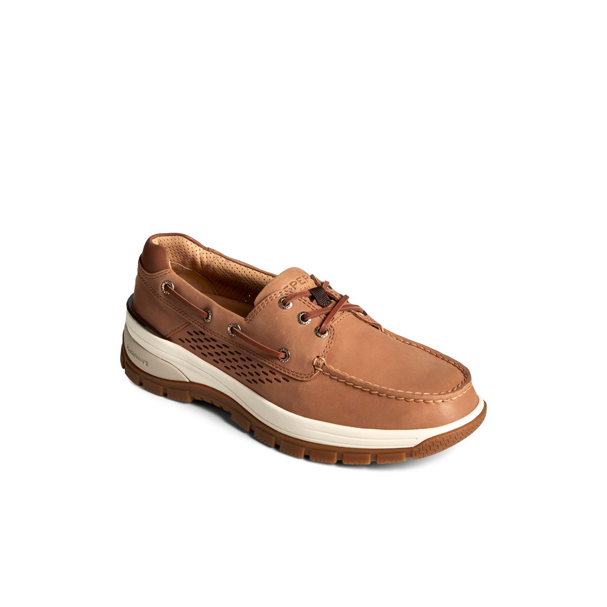 Sperry Gold Cup Billfish PLUSHWAVE Boat Shoe Beige | IFUKTM-149