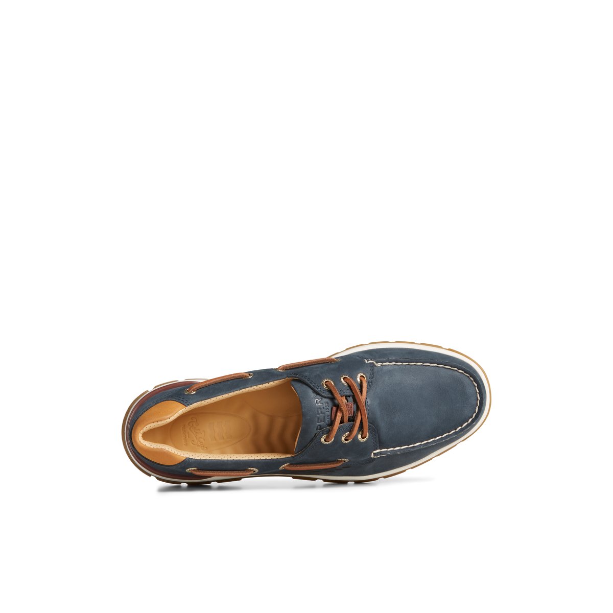 Sperry Gold Cup Billfish PLUSHWAVE Boat Shoe Navy | SGKHIL-850