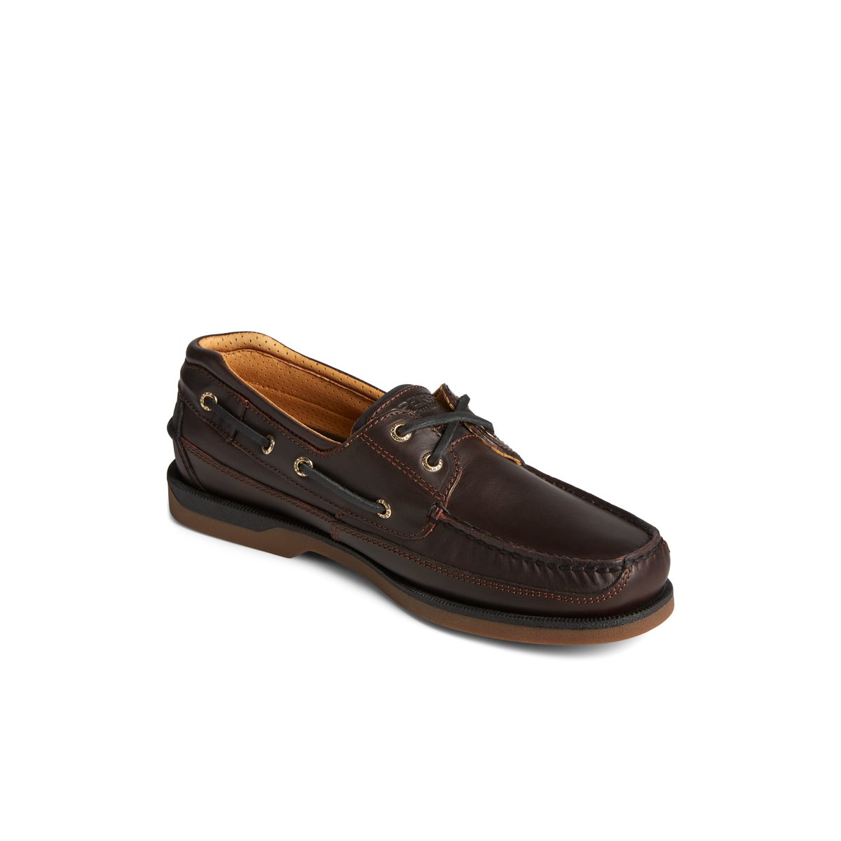 Sperry Gold Cup Mako Boat Shoe Dark Brown | ZQPDKR-906