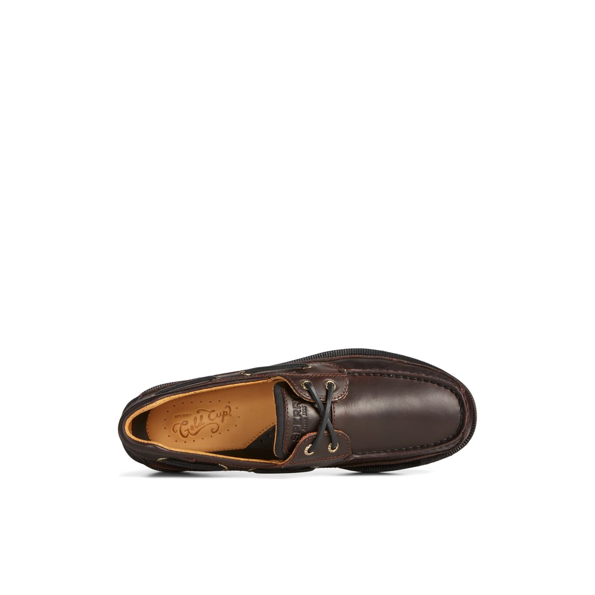 Sperry Gold Cup Mako Boat Shoe Dark Brown | ZQPDKR-906