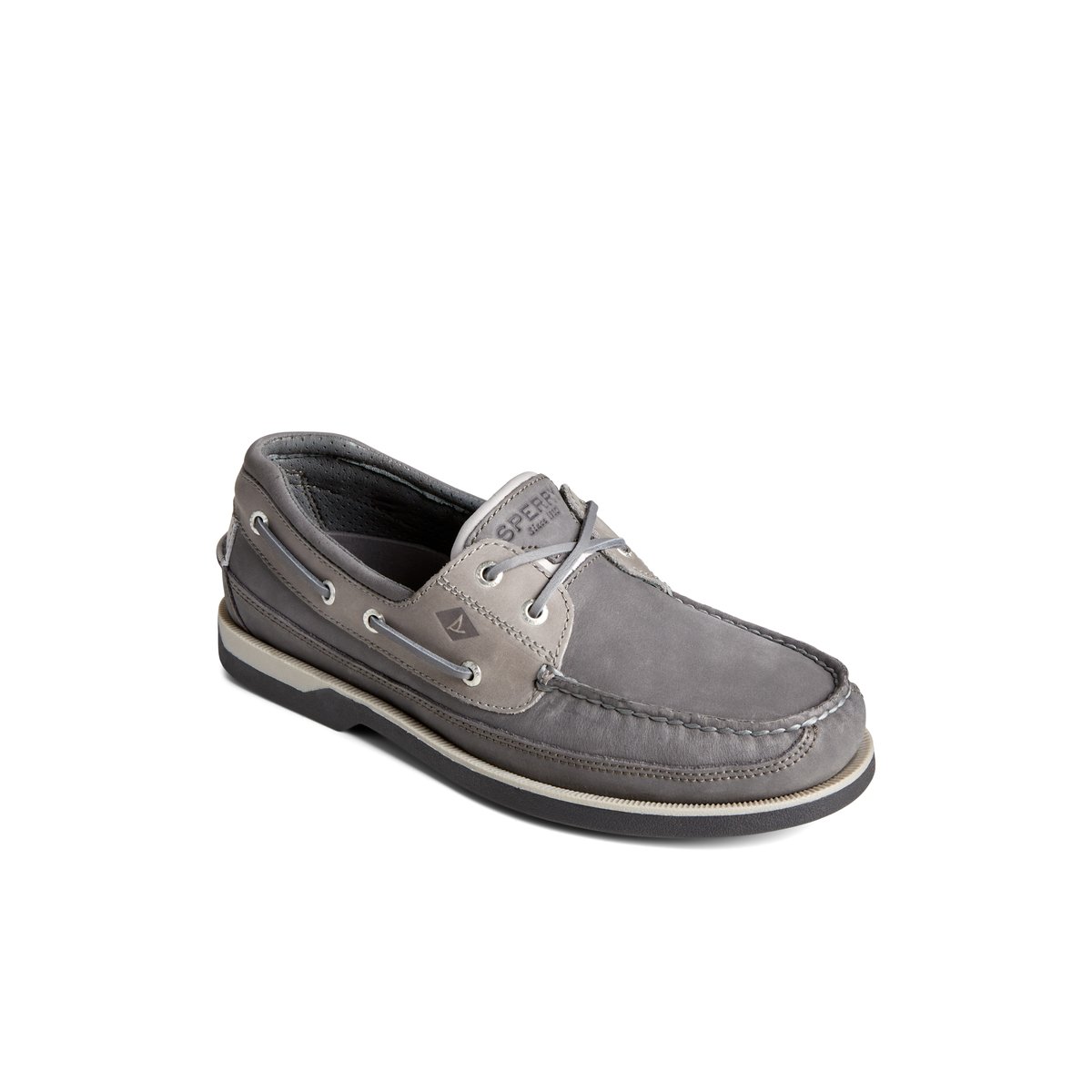 Sperry Gold Cup Mako Boat Shoe Grey | IVMTXW-387