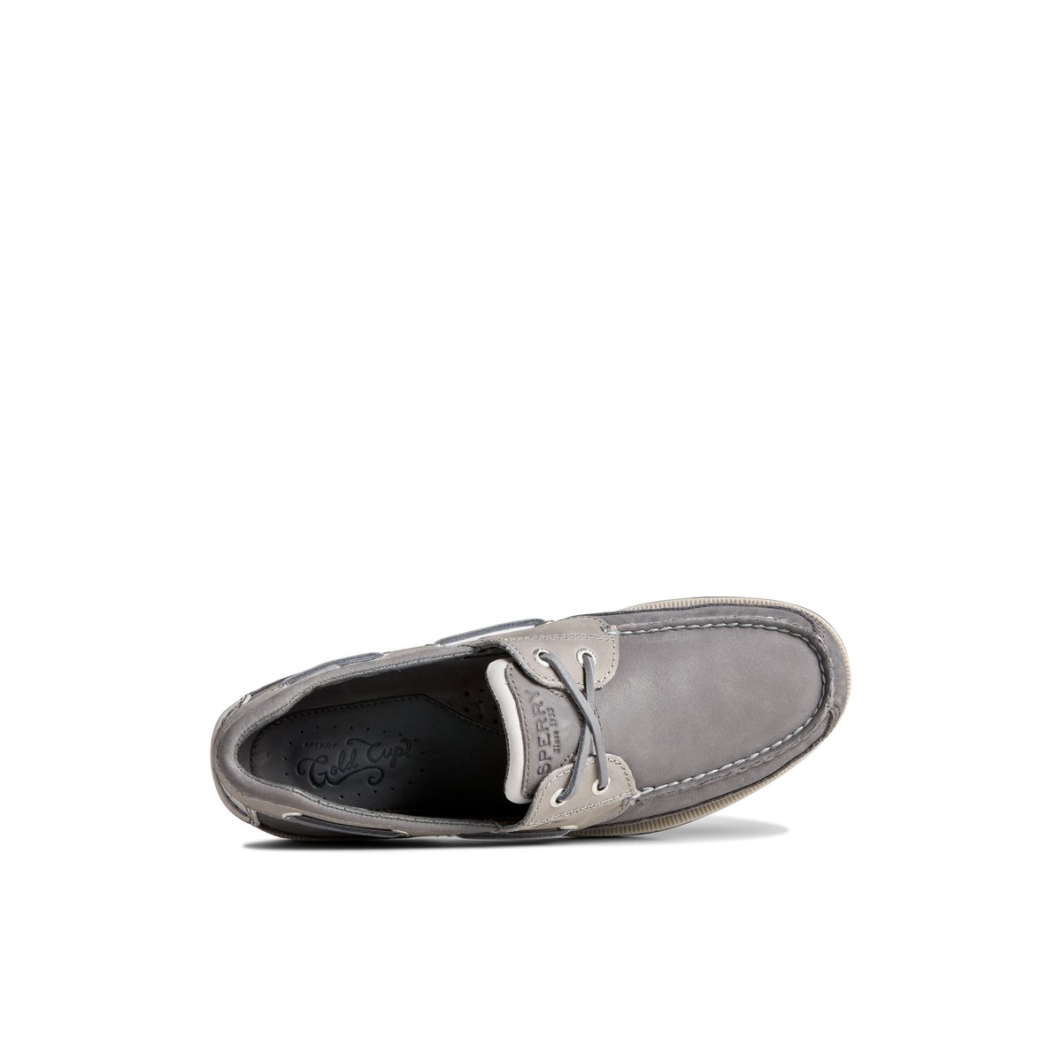 Sperry Gold Cup Mako Boat Shoe Grey | IVMTXW-387