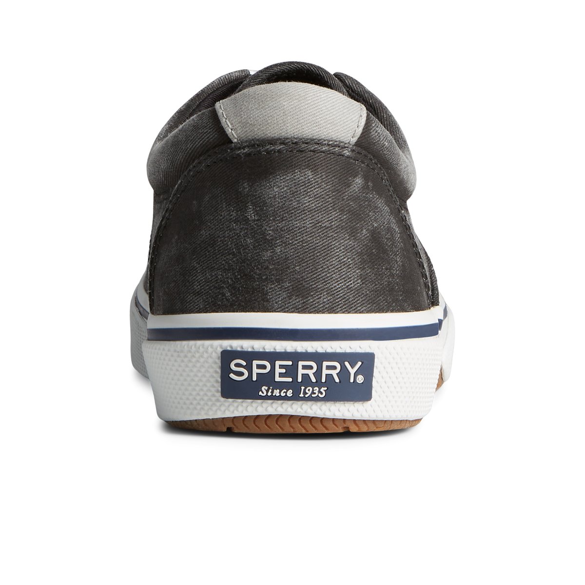 Sperry Halyard CVO Salt Washed Sneaker Black | ZLSYBO-741