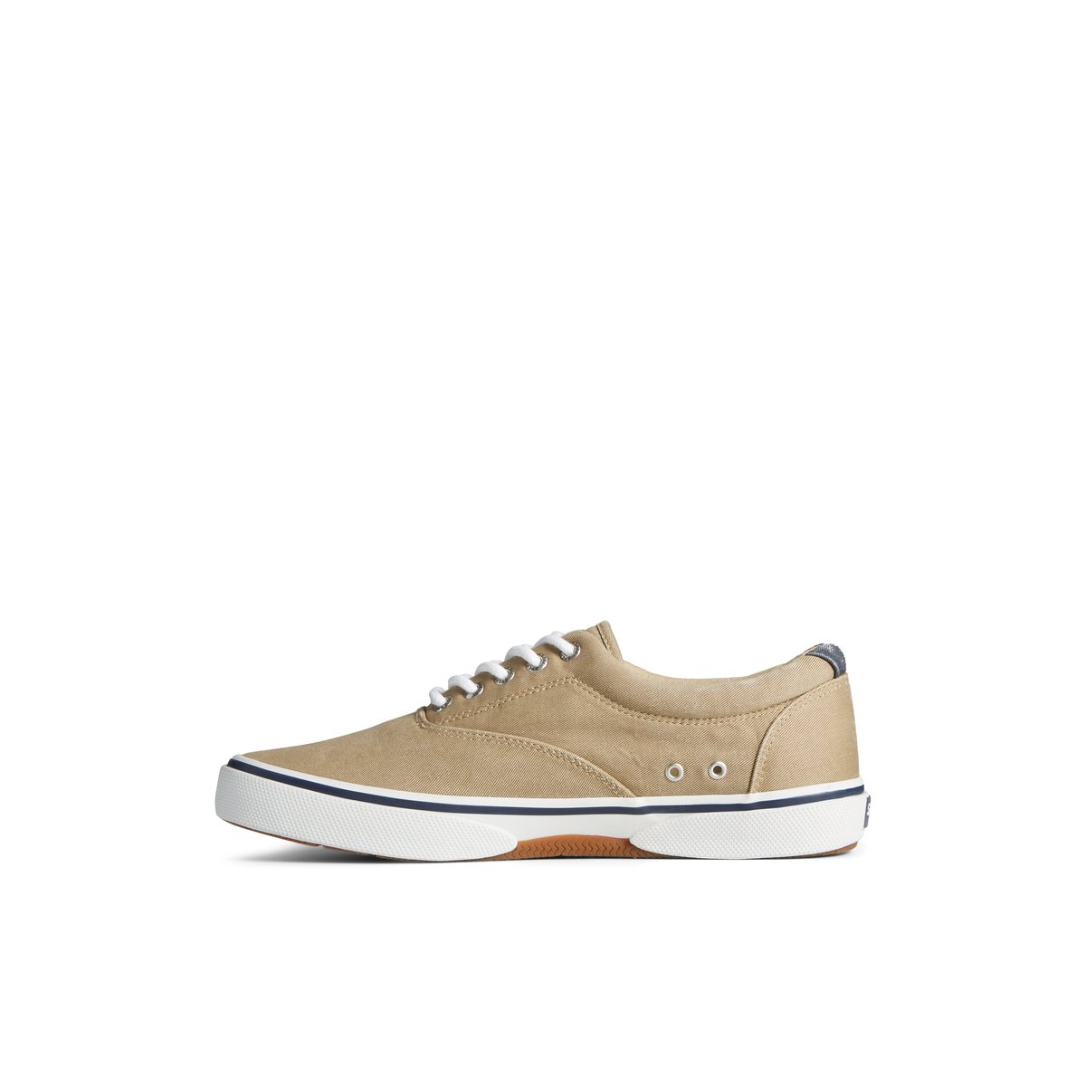 Sperry Halyard CVO Salt Washed Sneaker Khaki | UVKAQG-801