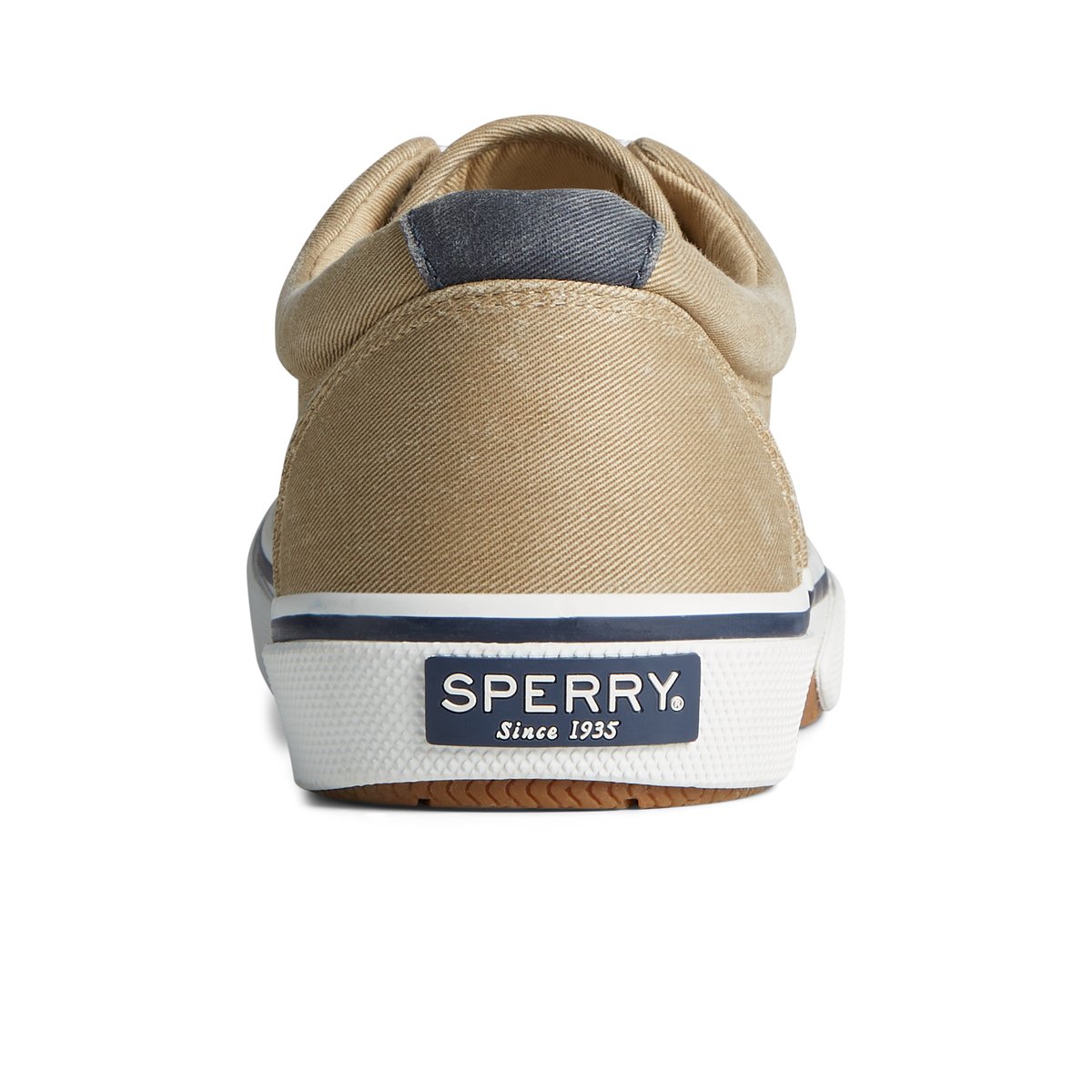 Sperry Halyard CVO Salt Washed Sneaker Khaki | UVKAQG-801