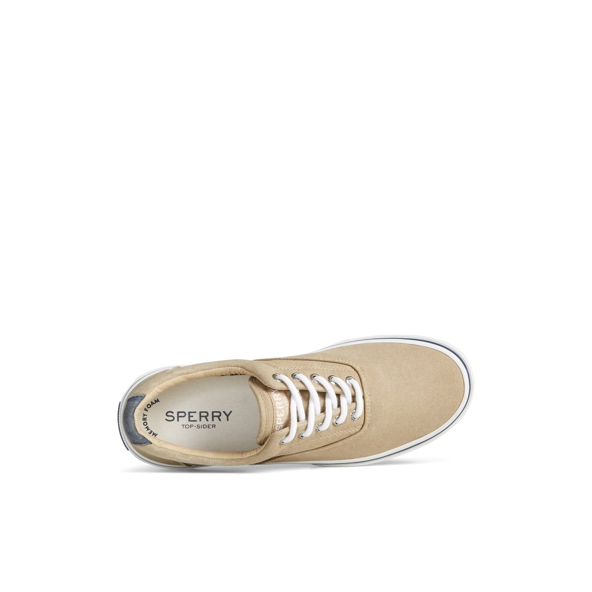 Sperry Halyard CVO Salt Washed Sneaker Khaki | UVKAQG-801