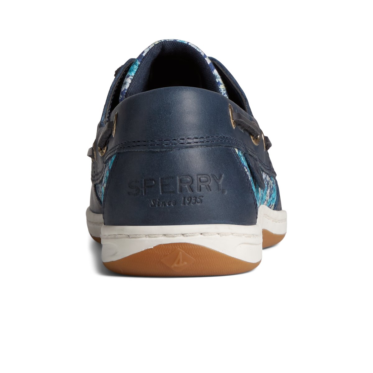 Sperry Koifish Floral Boat Shoe Navy | ZTKYVL-531