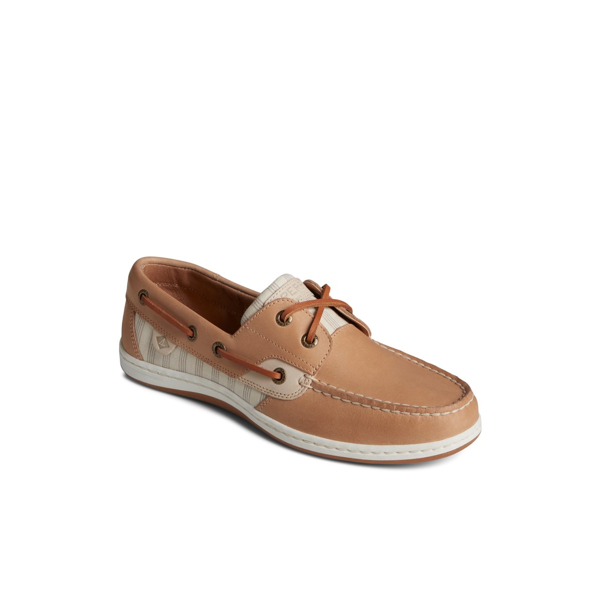 Sperry Koifish Stripe Boat Shoe Beige | JYLDAT-690