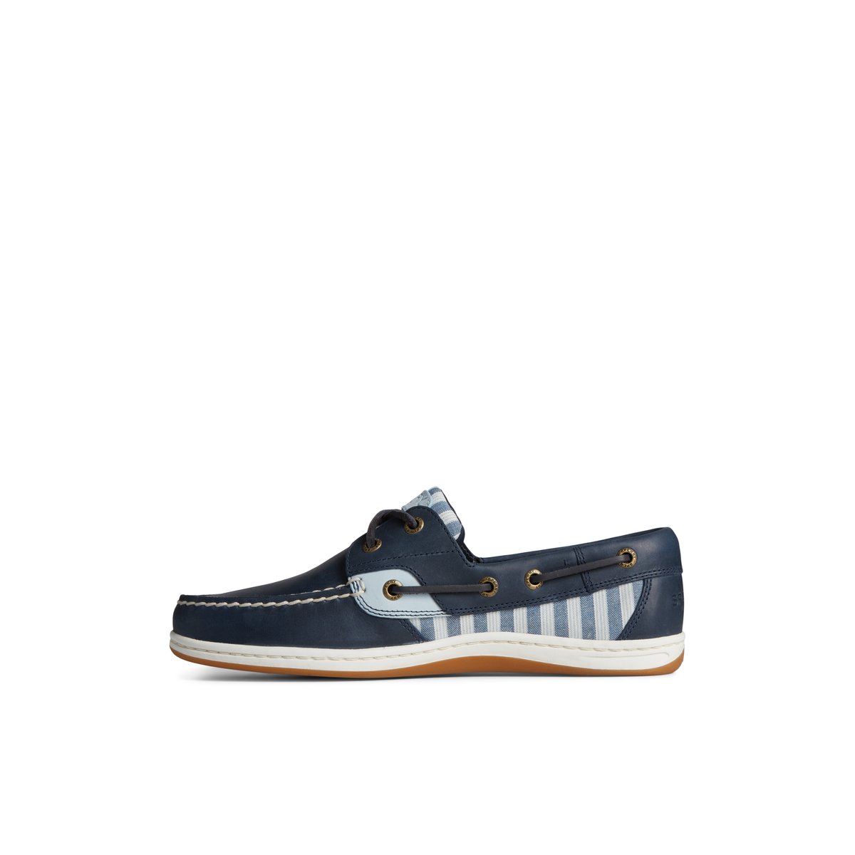 Sperry Koifish Stripe Boat Shoe Navy | QTFNCR-937