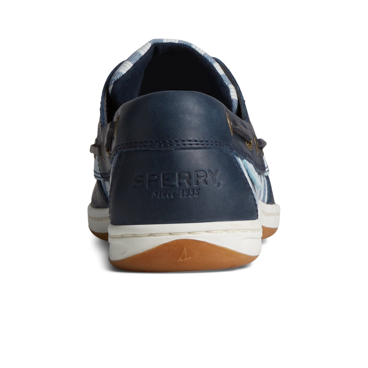 Sperry Koifish Stripe Boat Shoe Navy | QTFNCR-937