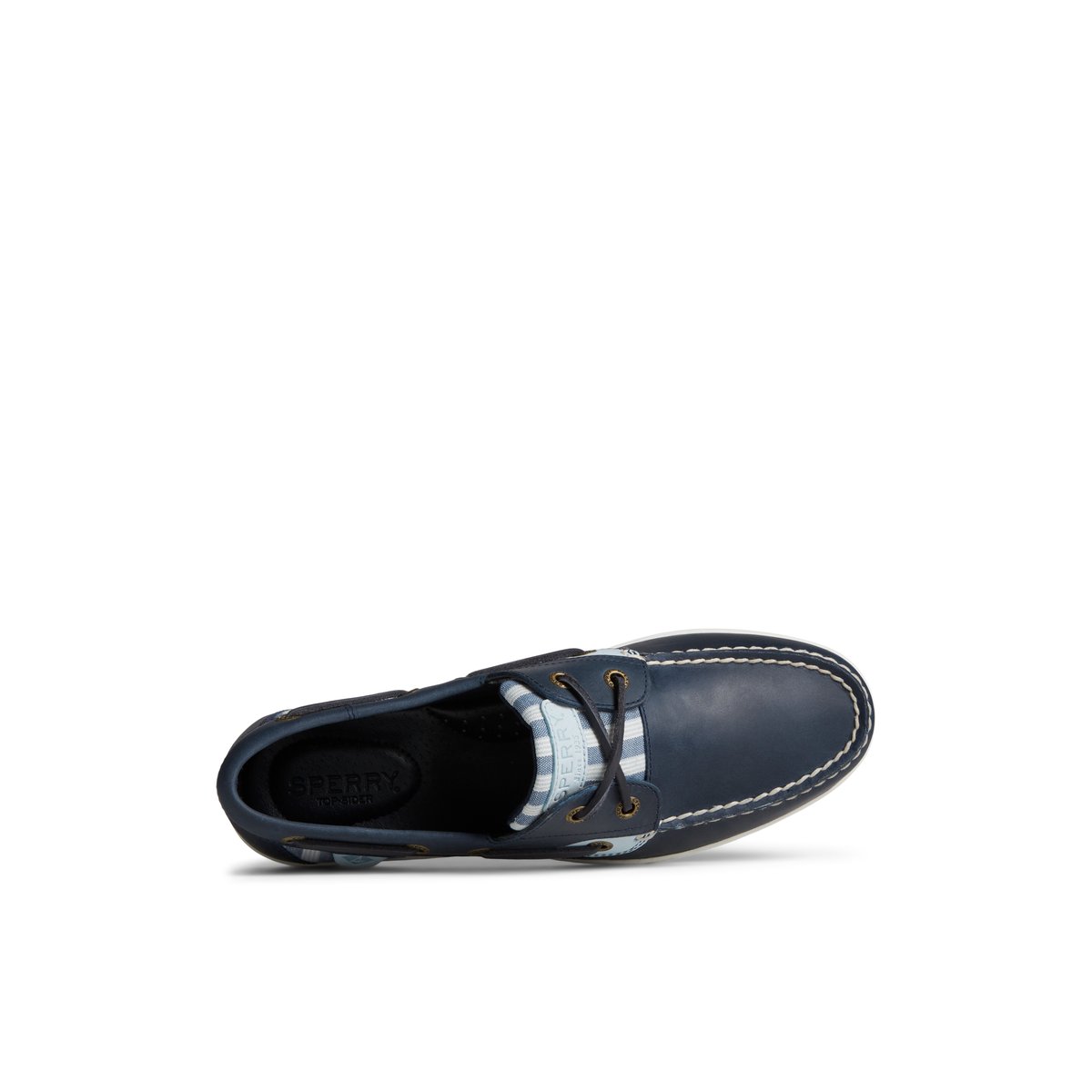 Sperry Koifish Stripe Boat Shoe Navy | QTFNCR-937