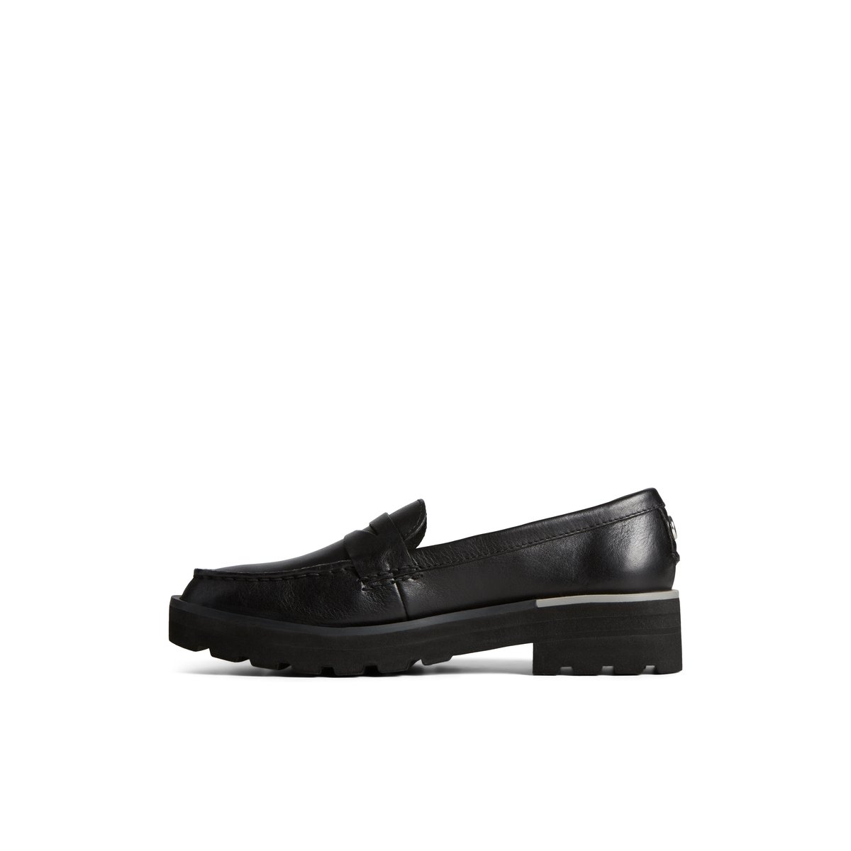 Sperry Lug Penny Loafer Black | NEXDMS-742