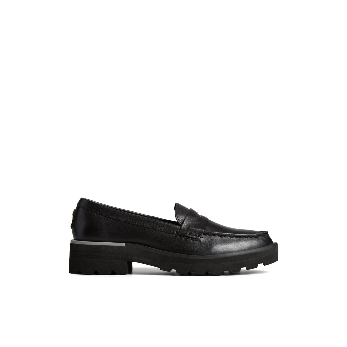 Sperry Lug Penny Loafer Black | NEXDMS-742