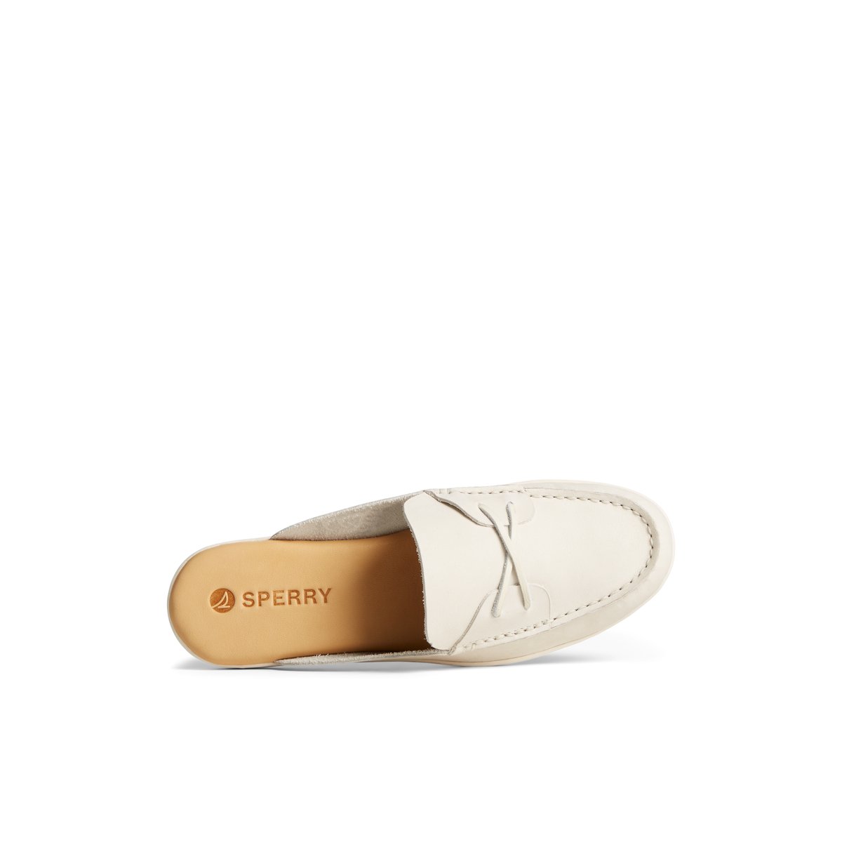 Sperry Mulefish Leather Boat Shoe Beige | TODRFH-068