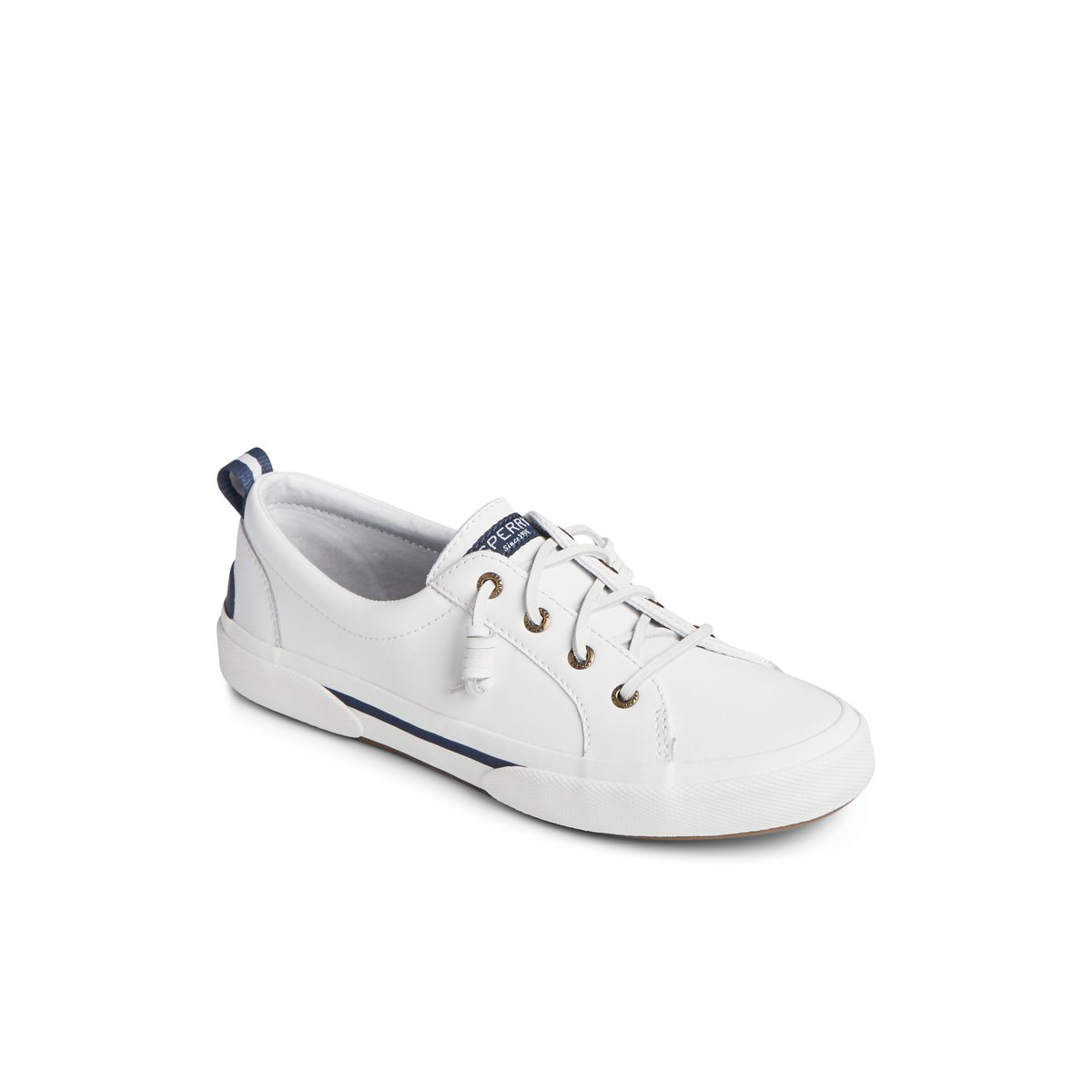 Sperry Pier Wave LTT Leather Sneaker White | PENXRW-893