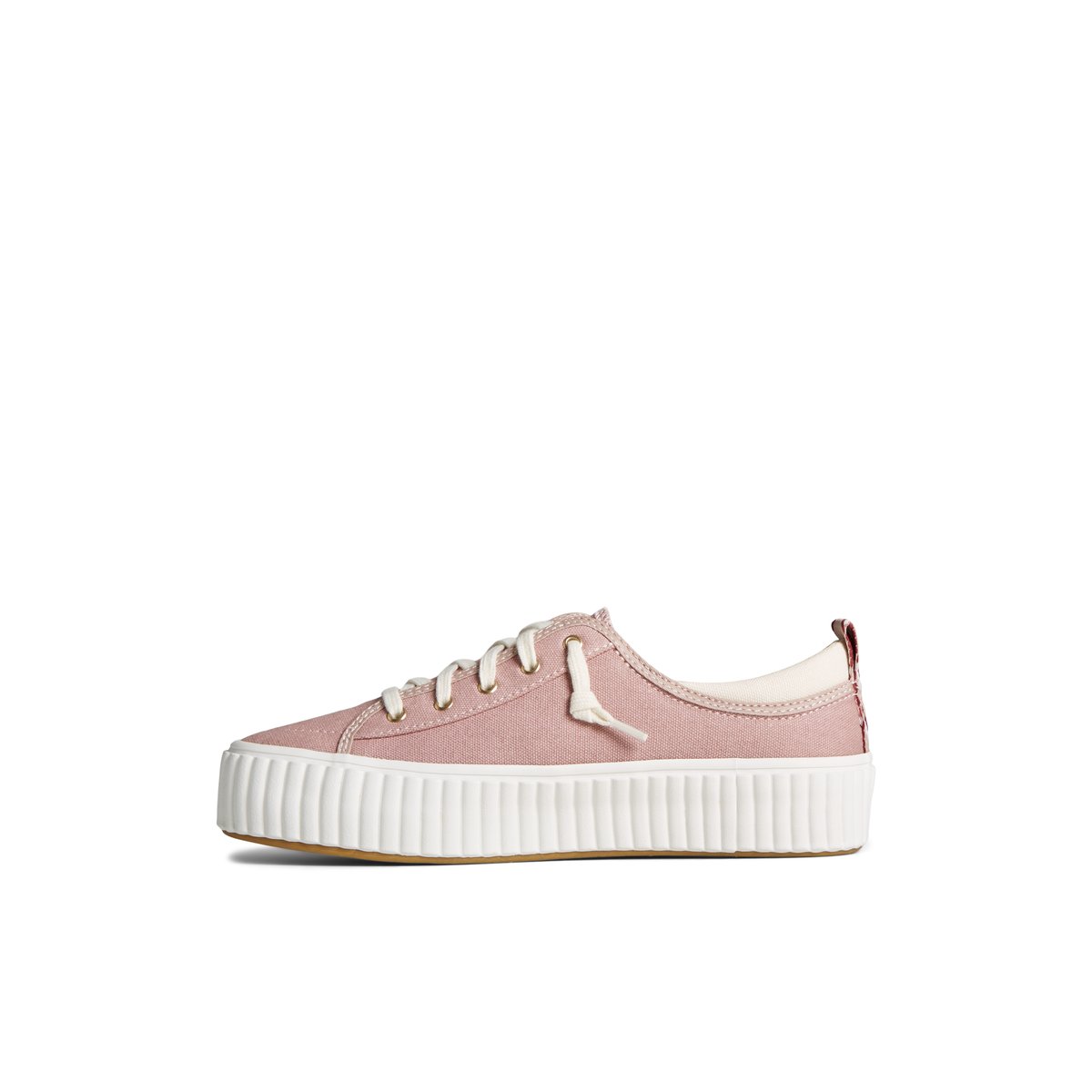 Sperry Pier Wave Platform Lace Up Sneaker Dark Pink | ODBQFL-347