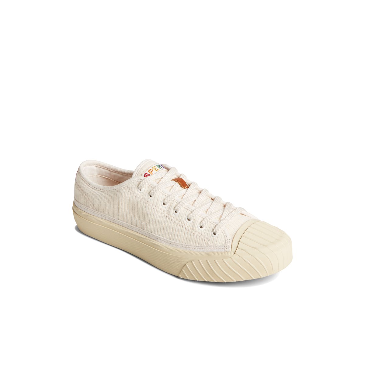 Sperry Racquet Oxford Pride Sneaker White | FDQSWB-258