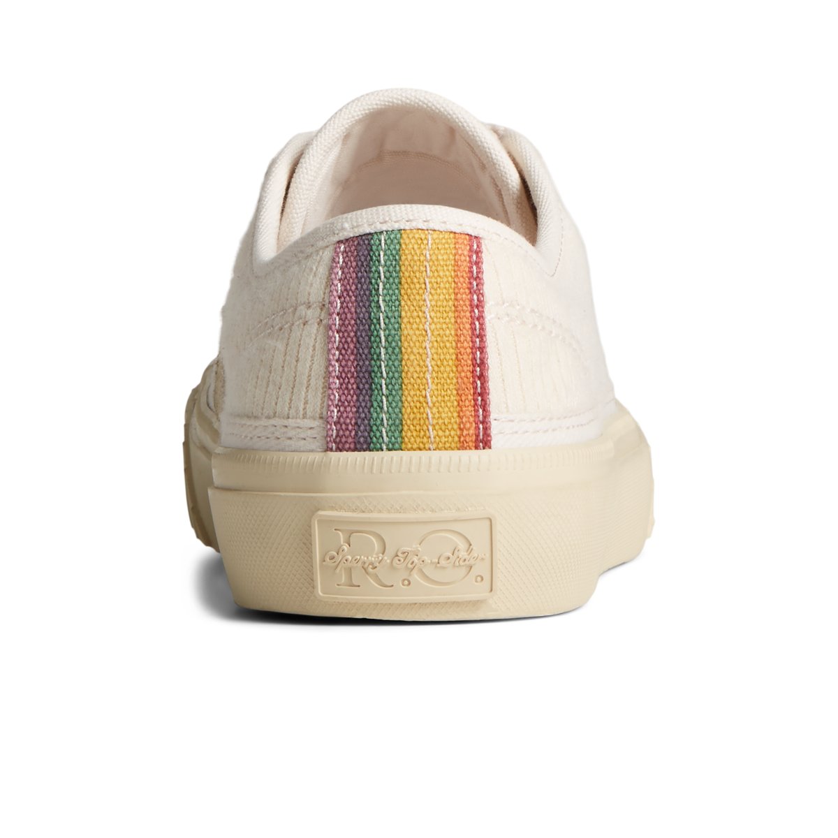 Sperry Racquet Oxford Pride Sneaker White | FDQSWB-258