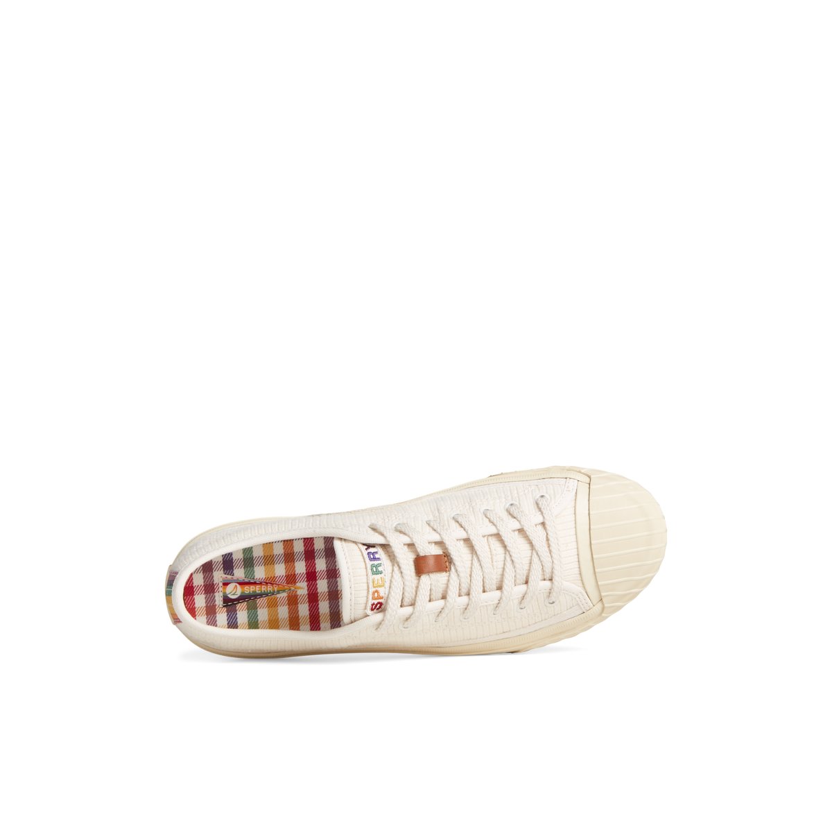 Sperry Racquet Oxford Pride Sneaker White | FDQSWB-258