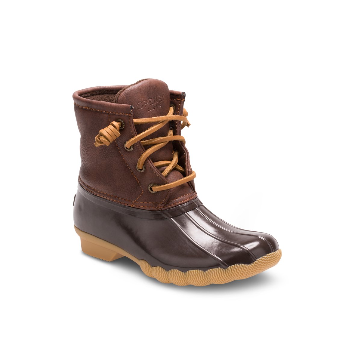 Sperry Saltwater Duck Boot Brown | AOUQSL-178