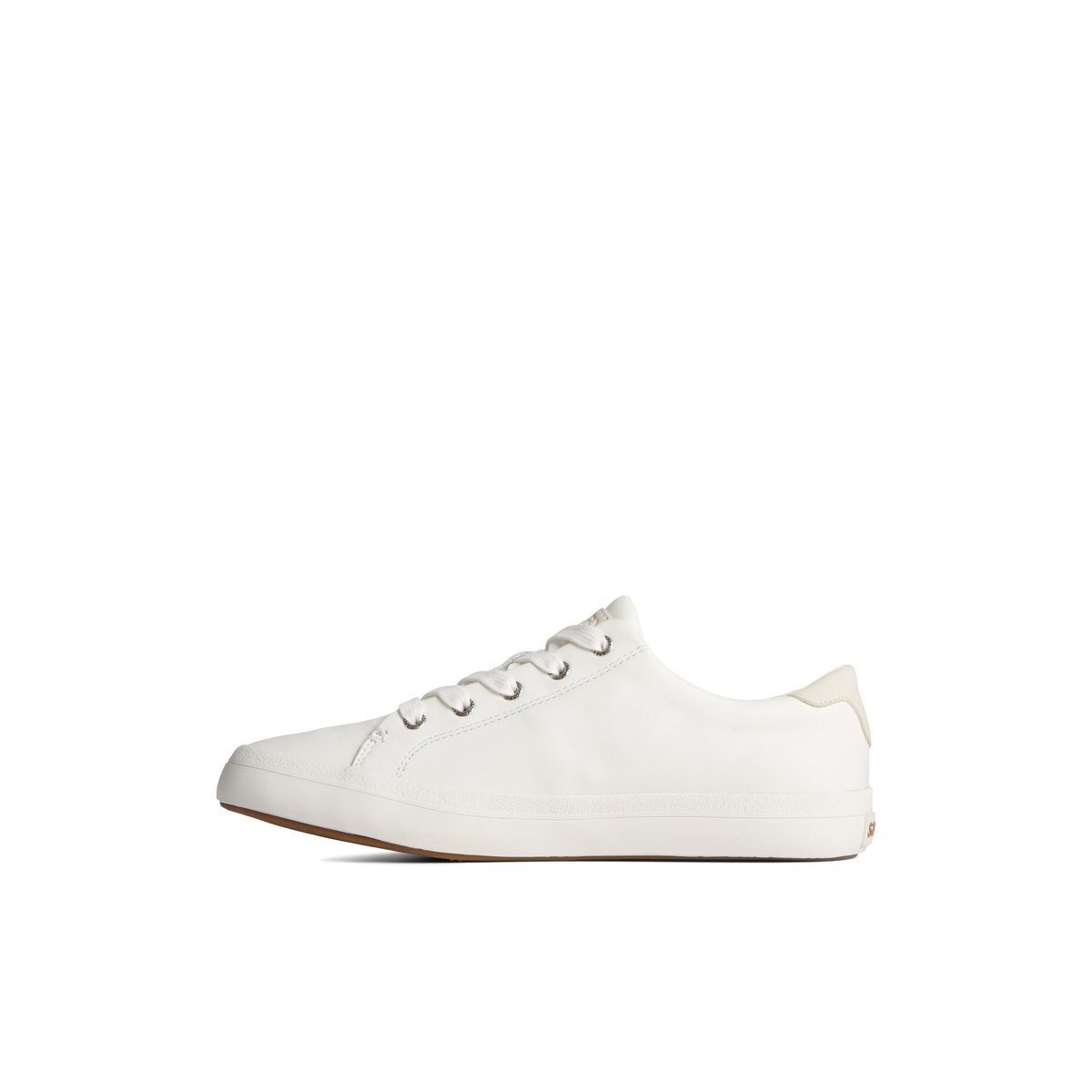 Sperry Sandy Leather Sneaker White | LCMOSI-506