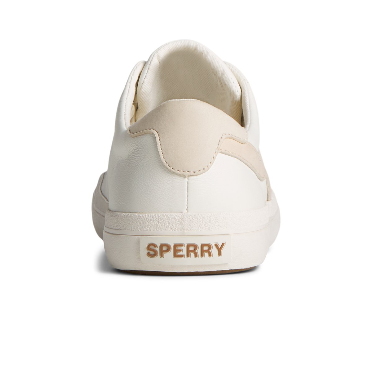 Sperry Sandy Leather Sneaker White | LCMOSI-506