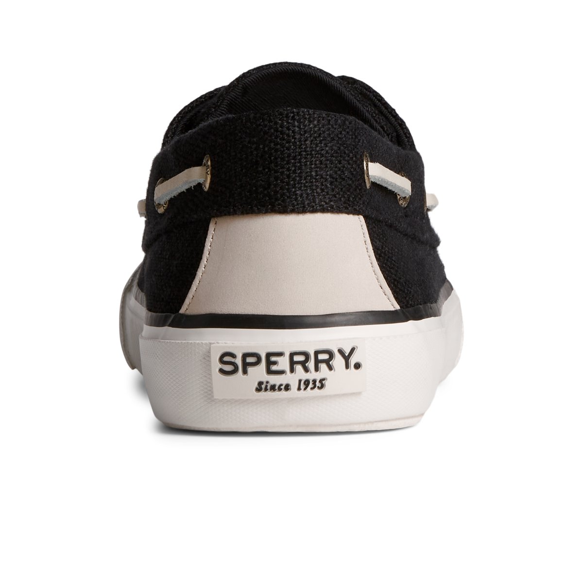 Sperry SeaCycled Bahama II Baja Sneaker Black | EGNDRA-580