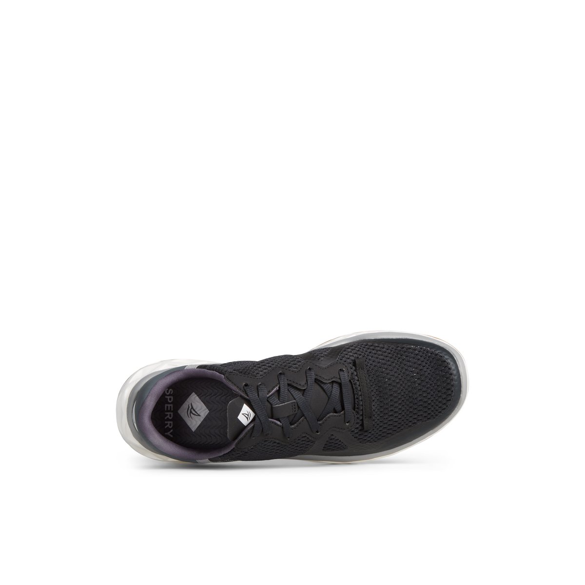 Sperry SeaCycled Headsail Sneaker Black | MBNJKL-520