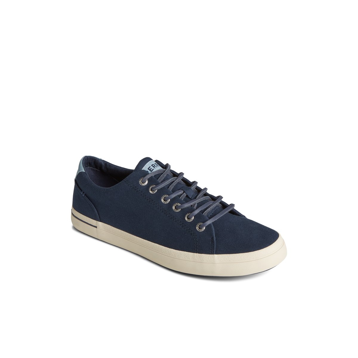 Sperry SeaCycled Striper II Textile Sneaker Navy | JVQCRF-645