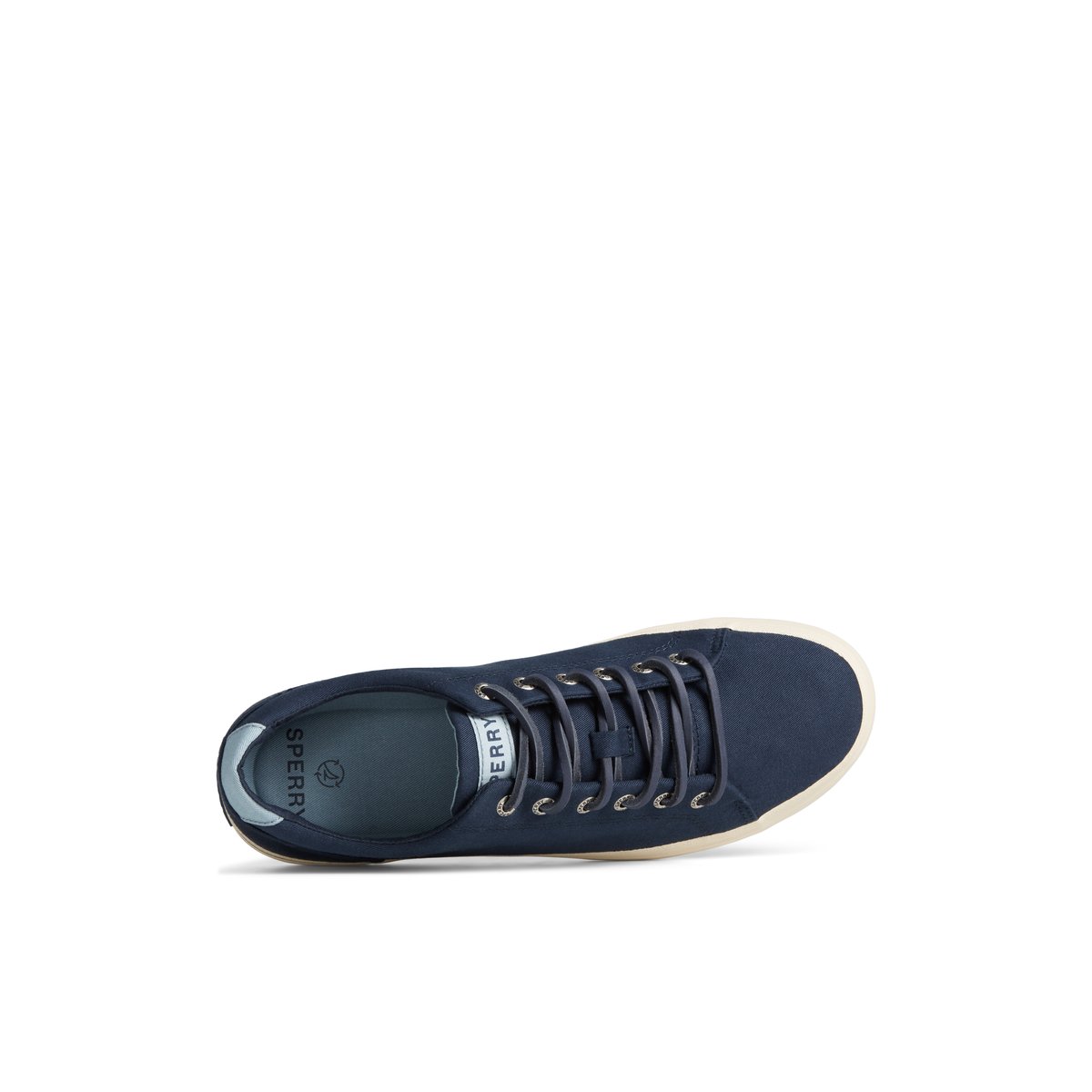 Sperry SeaCycled Striper II Textile Sneaker Navy | JVQCRF-645